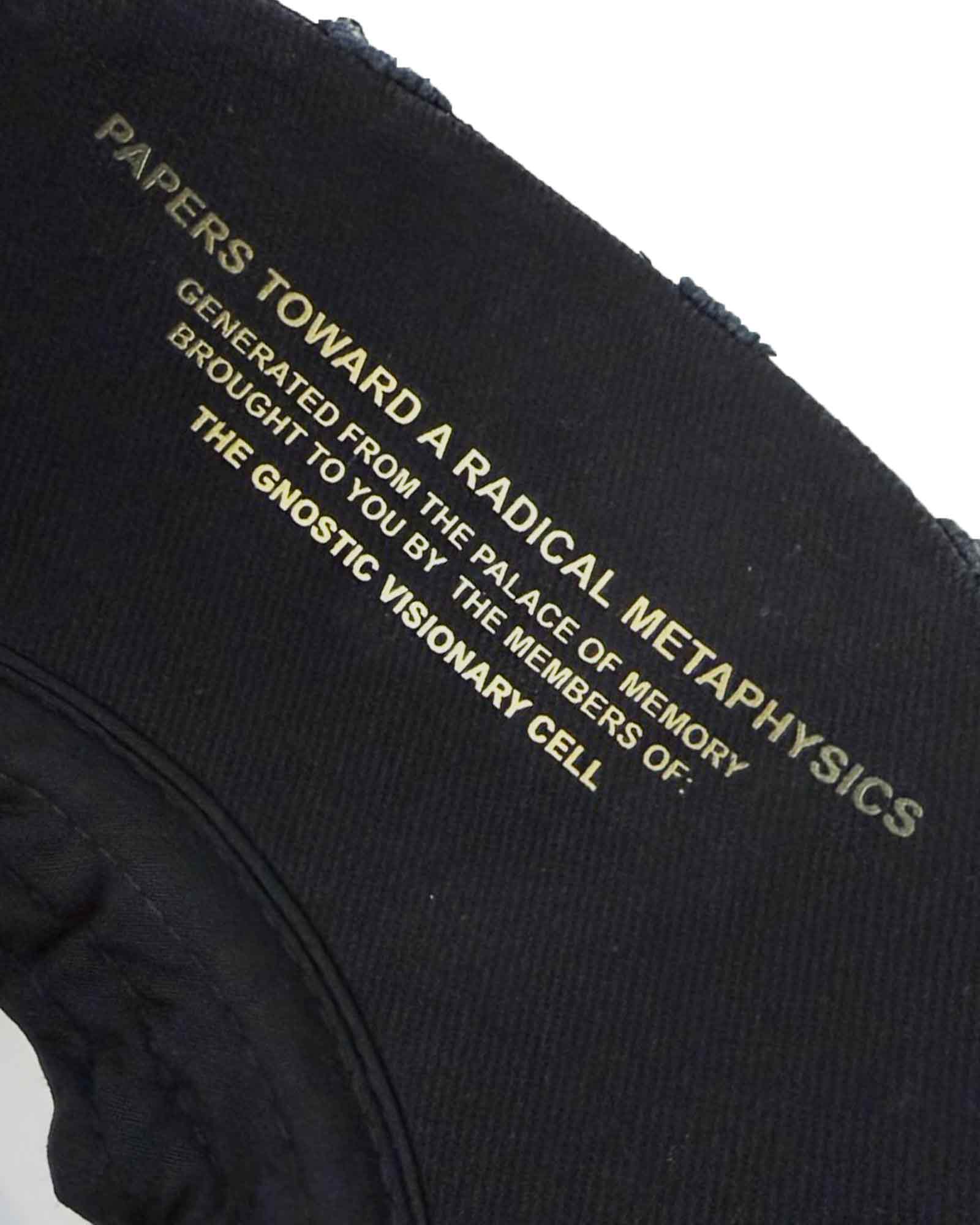 RRR123・リヴィントン ロイ レビス - キャップ METANOIA HAT / BLACK