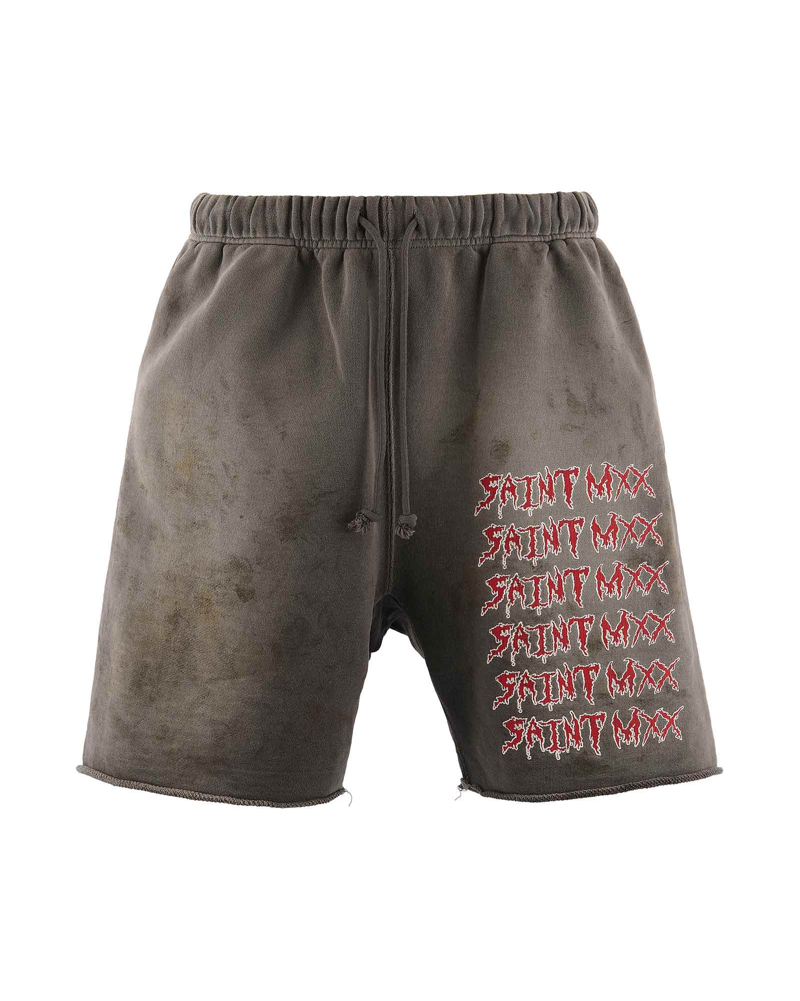 SWEAT SHORTS/SAINT MXX / CHARCOAL