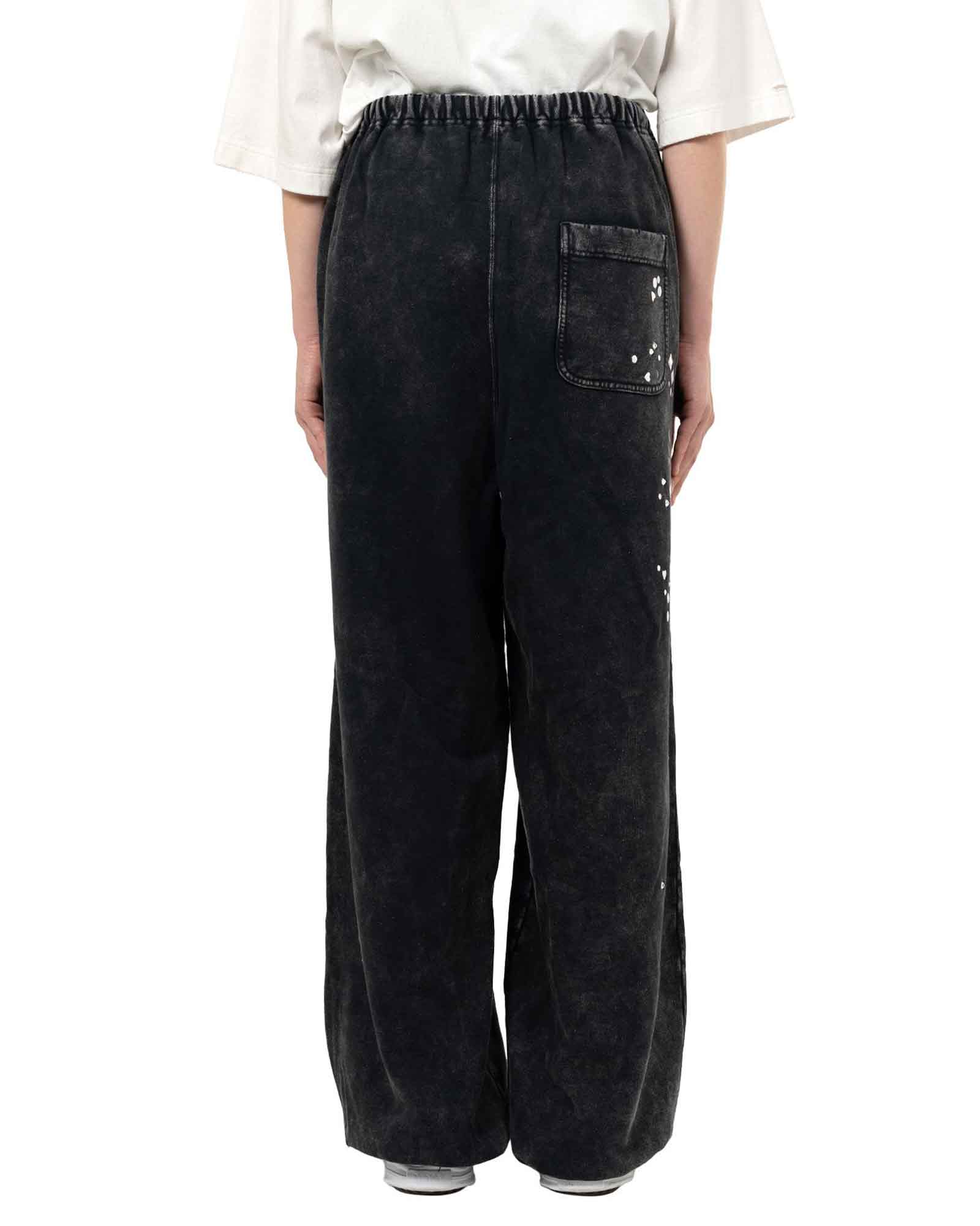 MIHARA YASUHIRO・Yasuhiro Mihara -  EMBELLISHED BLEACHED PANTS / BLACK