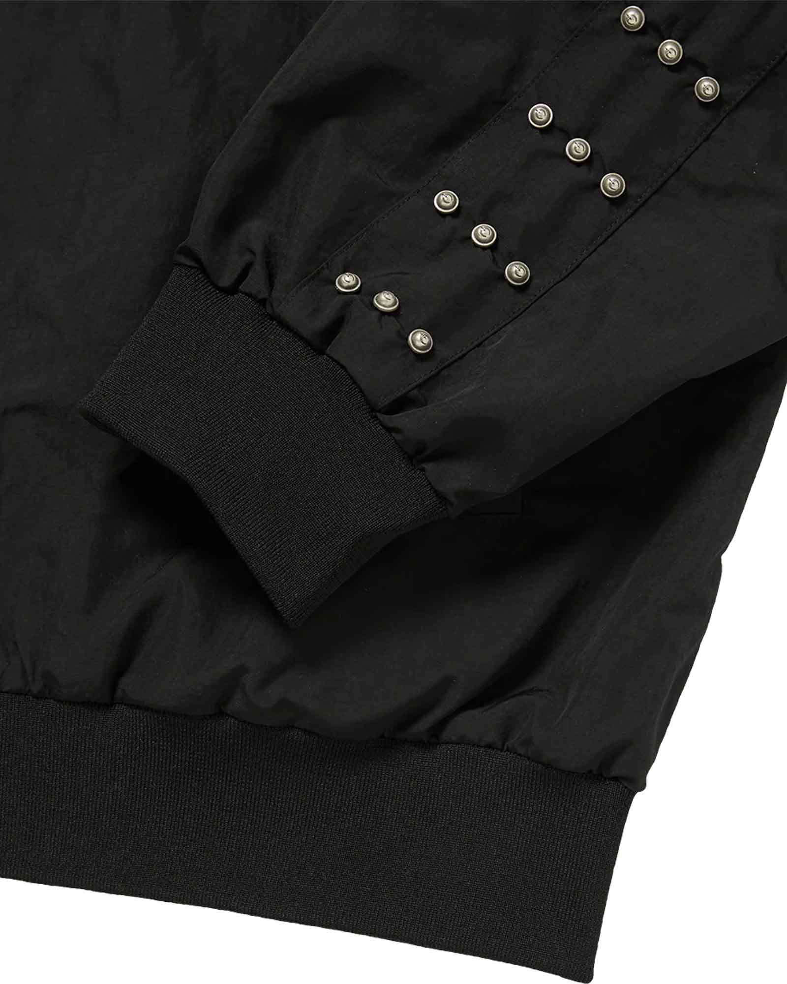 THUG CLUB・sag club - トラックジャケット TRIPLE LINE STUD TRACK JACKET / BLACK