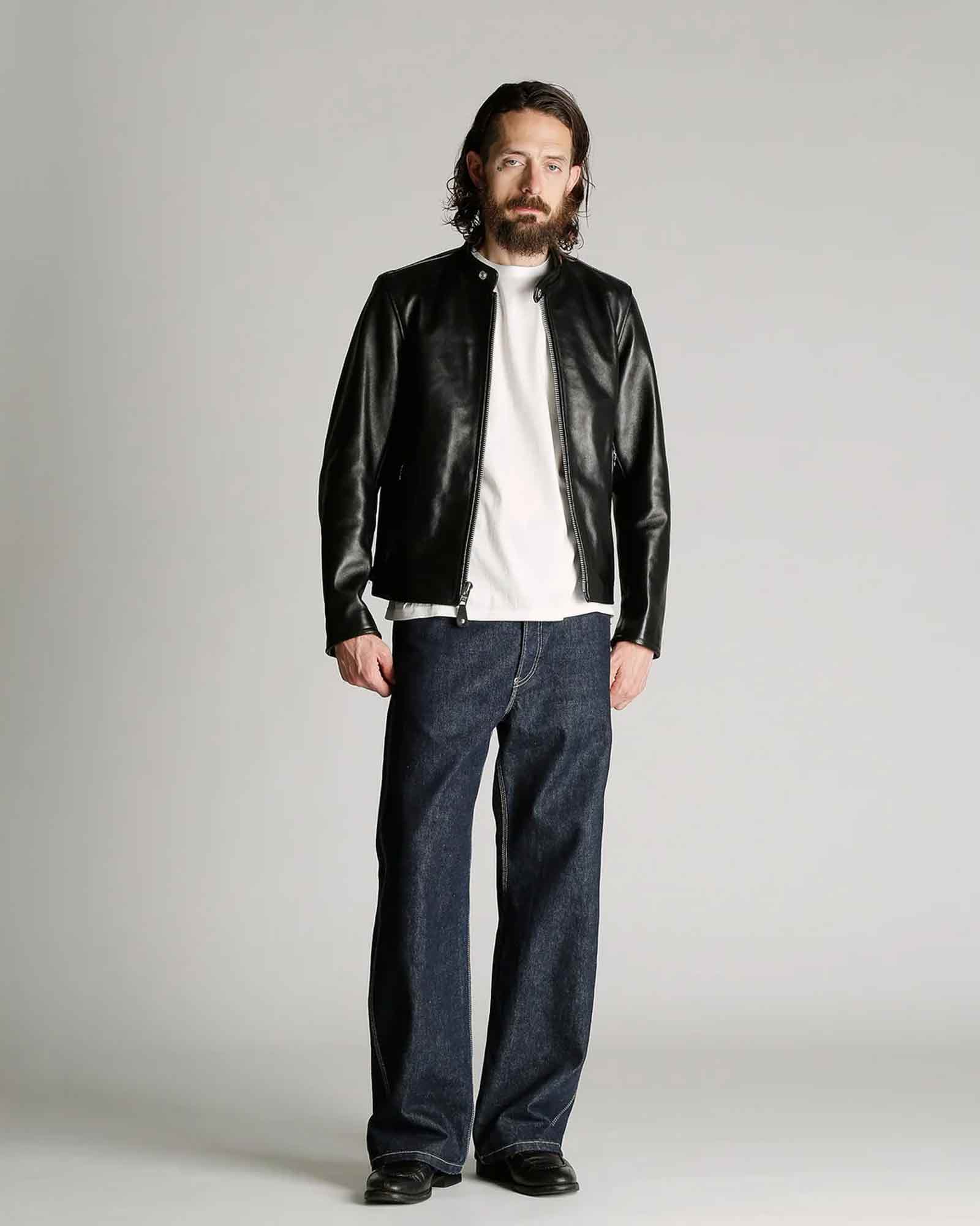 Schott・ショット - レザージャケット 70’S SINGLE RIDERS JACKET / BLACK