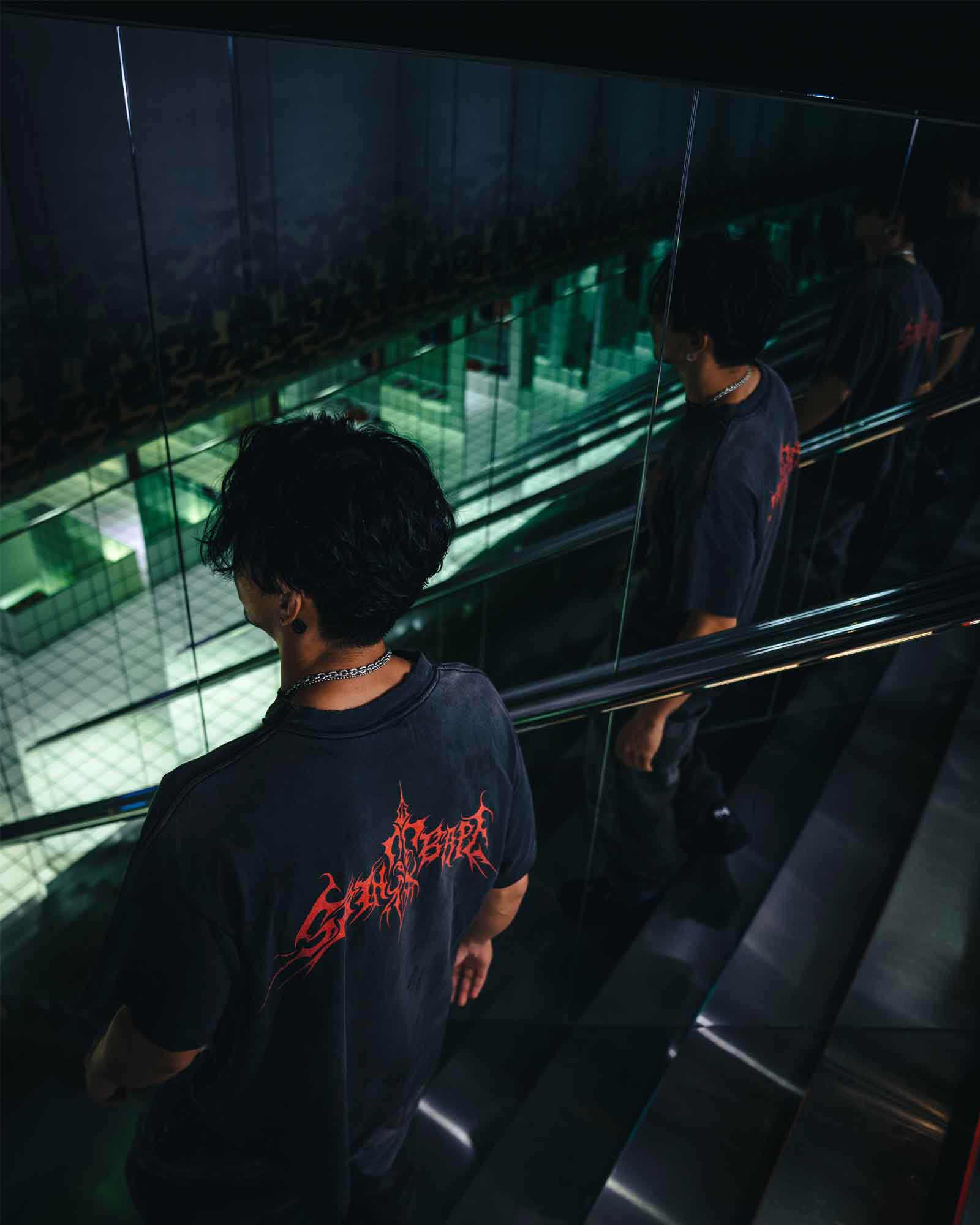 ©SAINT M××××××・セントマイケル - Tシャツ・カットソー BAPE_SS TEE/SAINT BAPE / BLACK