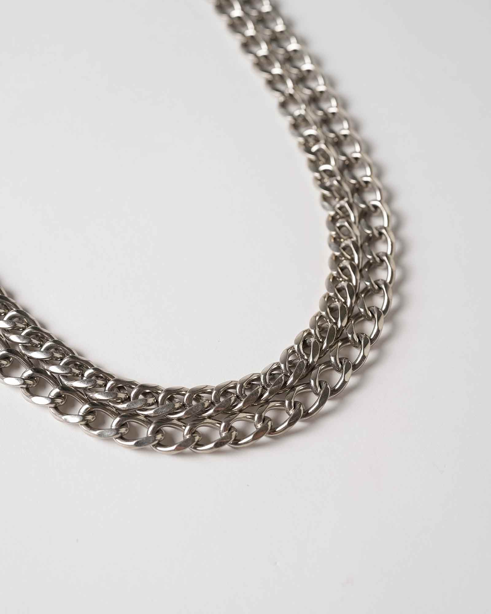 KAMIYA・カミヤ - ジュエリー / アクセサリー "KMY" DOUBLE WALLET CHAIN / SILVER