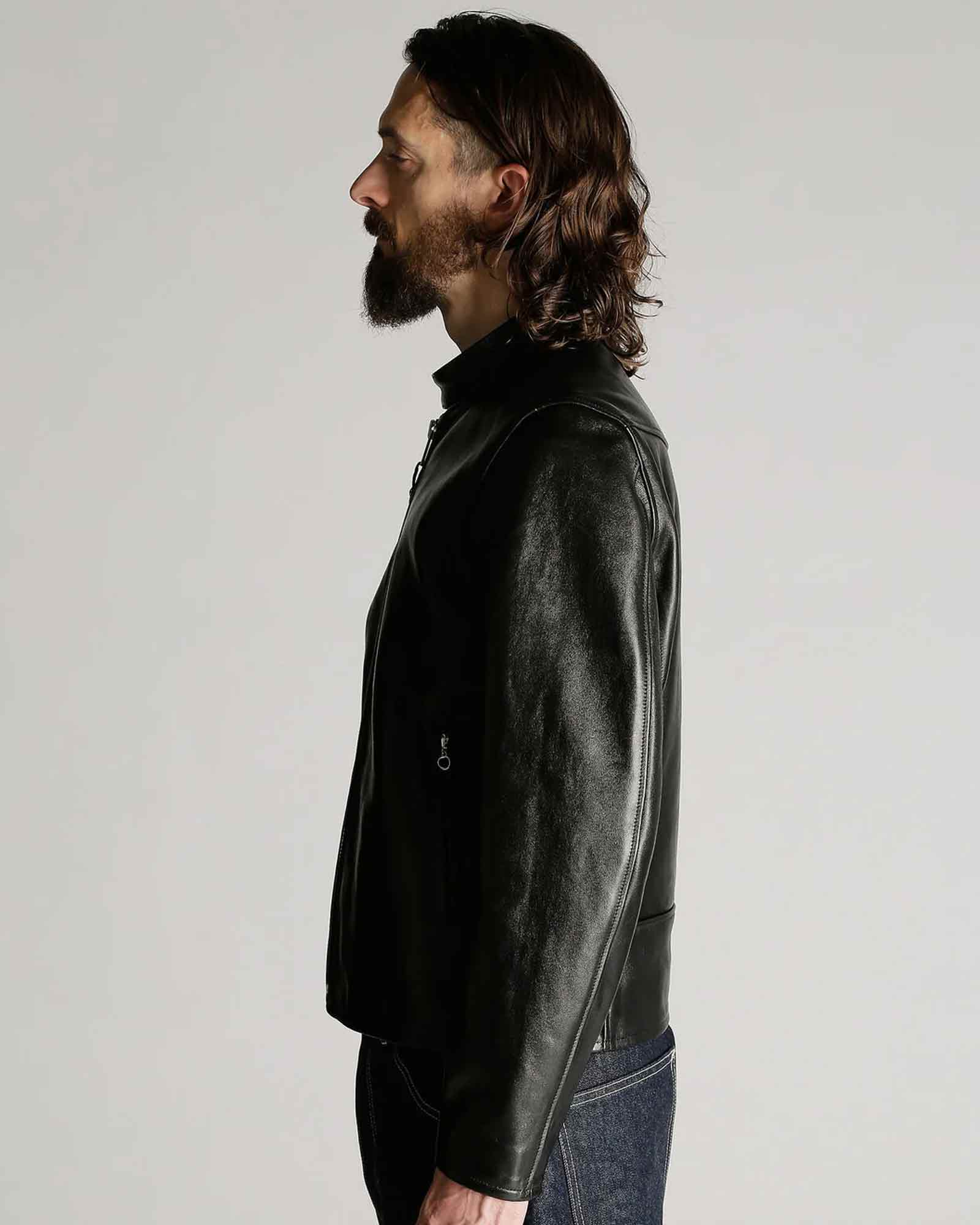 Schott・ショット - レザージャケット 70’S SINGLE RIDERS JACKET / BLACK