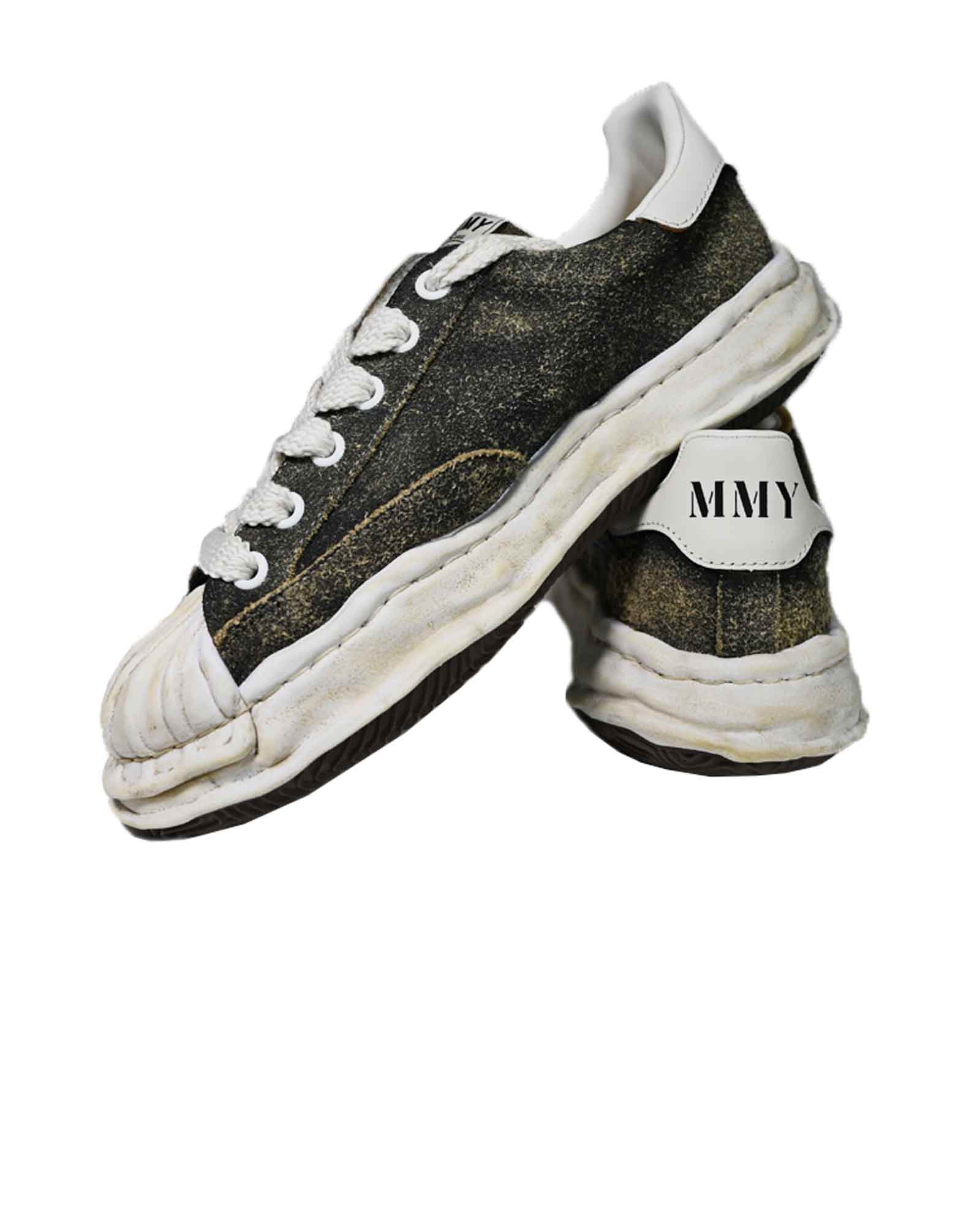 MIHARA YASUHIRO・ミハラヤスヒロ - ローカットスニーカー BLAKEY ORIGINAL SOLE VINTAGE SUEDE LOW-TOP SNEAKER / BLACK
