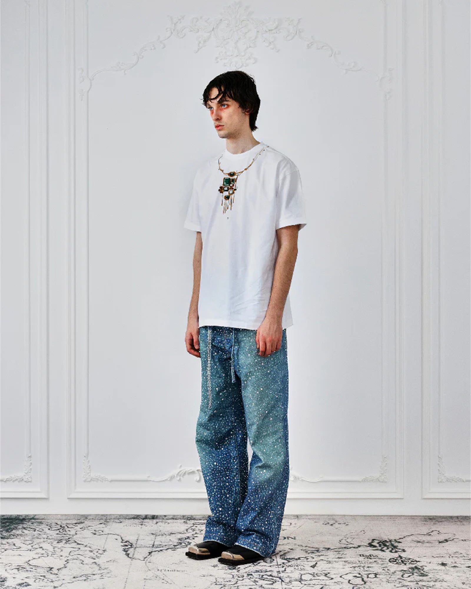 BIRTH OF ROYAL CHILD・バース・オブ・ロイヤル・チャイルド -  3D PRINTING WASHED 20K SWAROVSKI DIAMOND BORO / BLUE