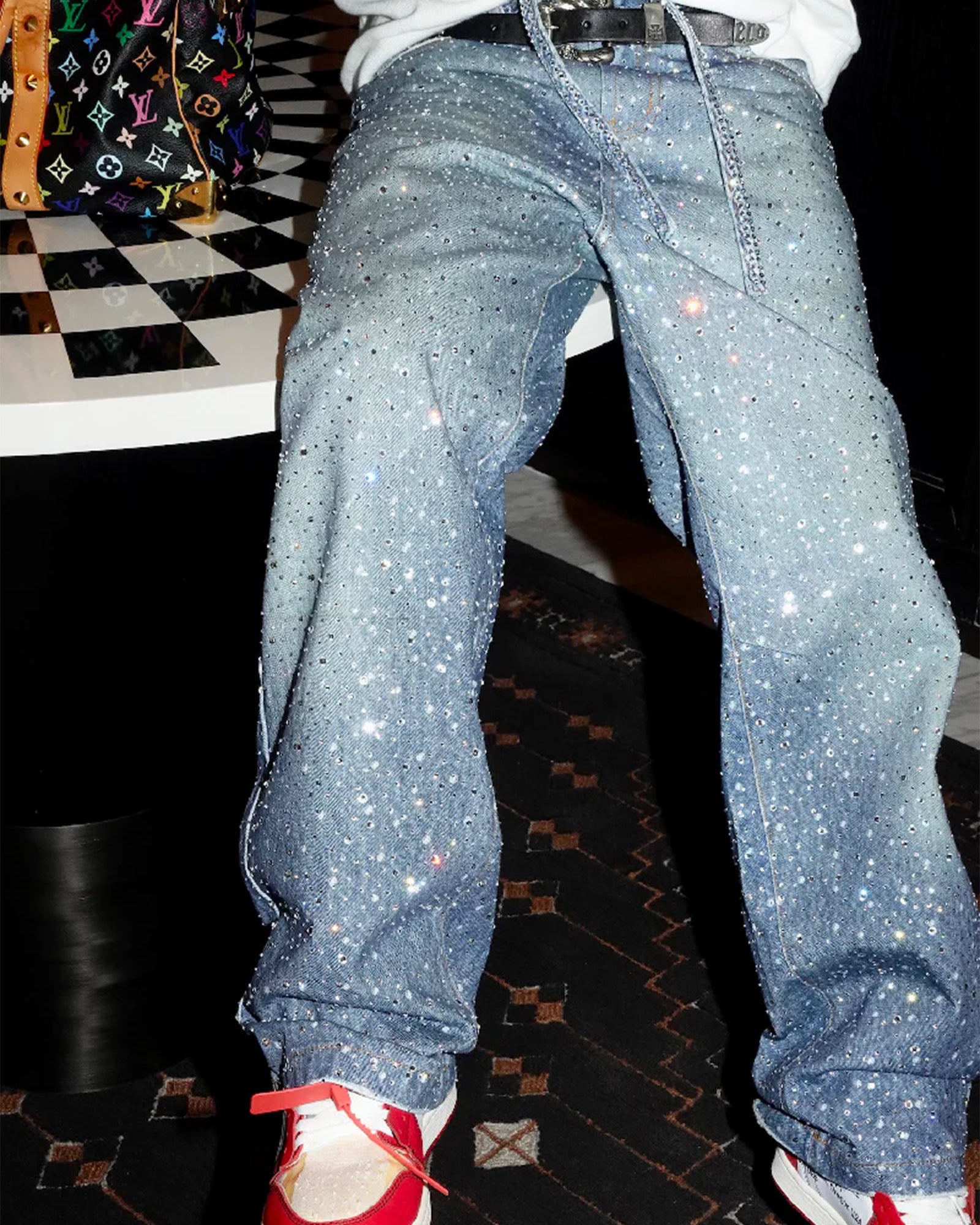 BIRTH OF ROYAL CHILD・バース・オブ・ロイヤル・チャイルド -  3D PRINTING WASHED 20K SWAROVSKI DIAMOND BORO / BLUE