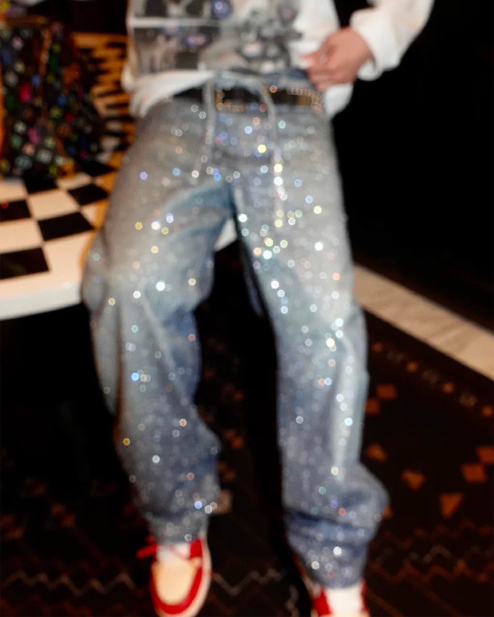 BIRTH OF ROYAL CHILD・バース・オブ・ロイヤル・チャイルド -  3D PRINTING WASHED 20K SWAROVSKI DIAMOND BORO / BLUE