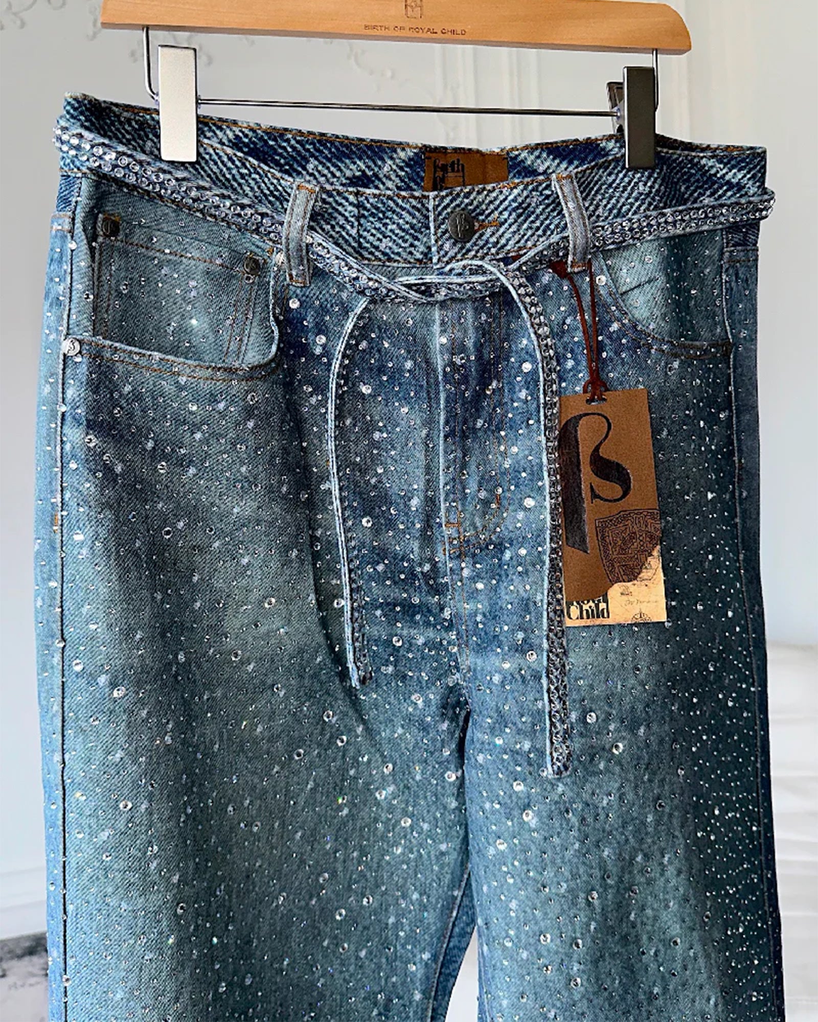 BIRTH OF ROYAL CHILD・バース・オブ・ロイヤル・チャイルド -  3D PRINTING WASHED 20K SWAROVSKI DIAMOND BORO / BLUE