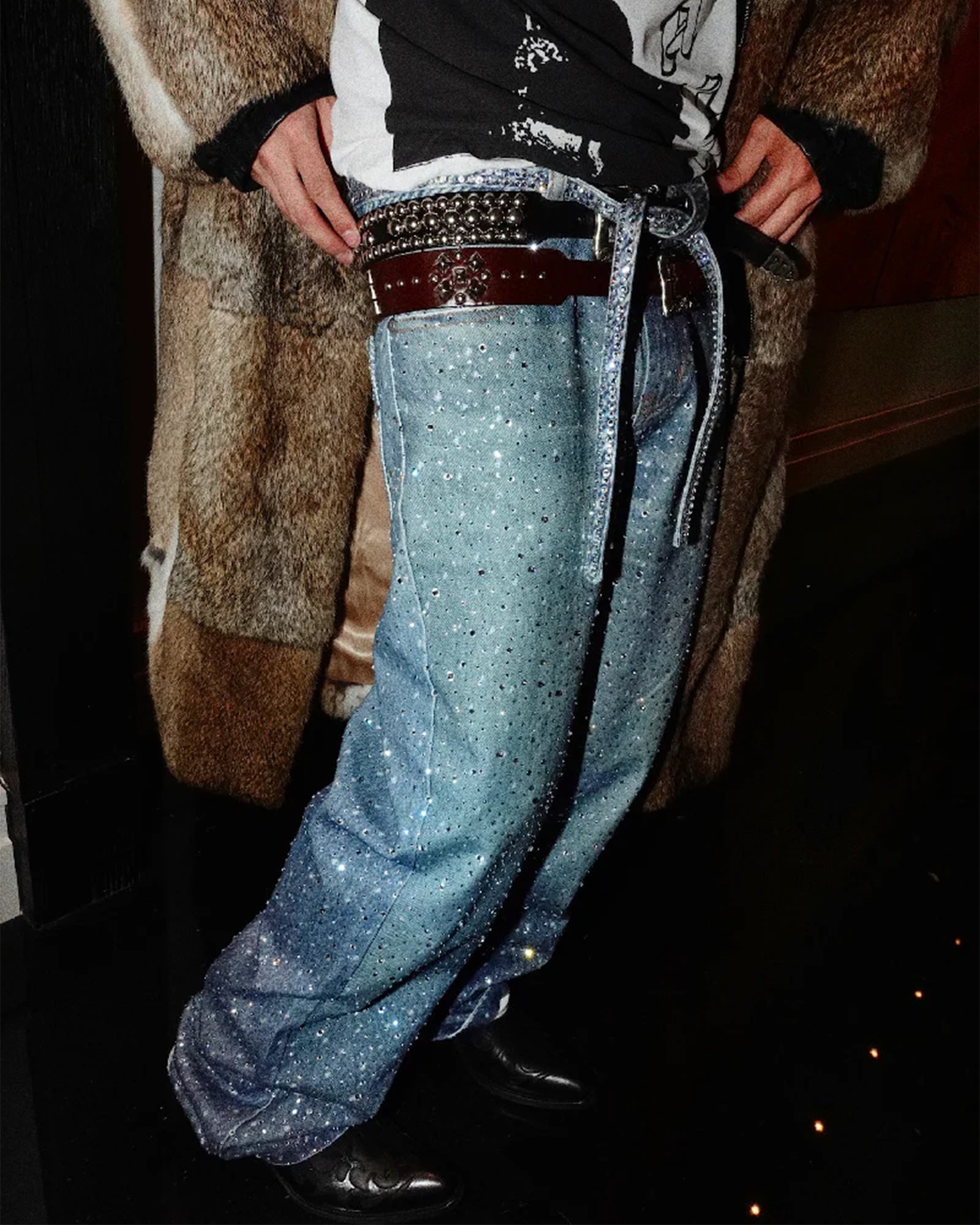 BIRTH OF ROYAL CHILD・バース・オブ・ロイヤル・チャイルド -  3D PRINTING WASHED 20K SWAROVSKI DIAMOND BORO / BLUE