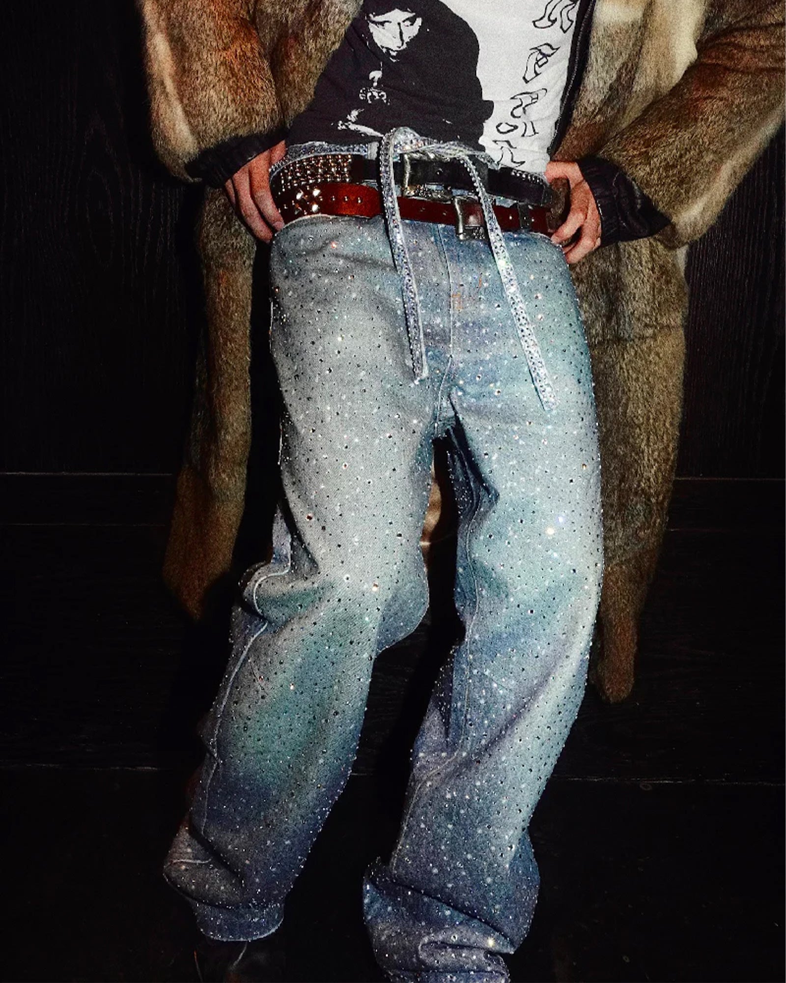 BIRTH OF ROYAL CHILD・バース・オブ・ロイヤル・チャイルド -  3D PRINTING WASHED 20K SWAROVSKI DIAMOND BORO / BLUE