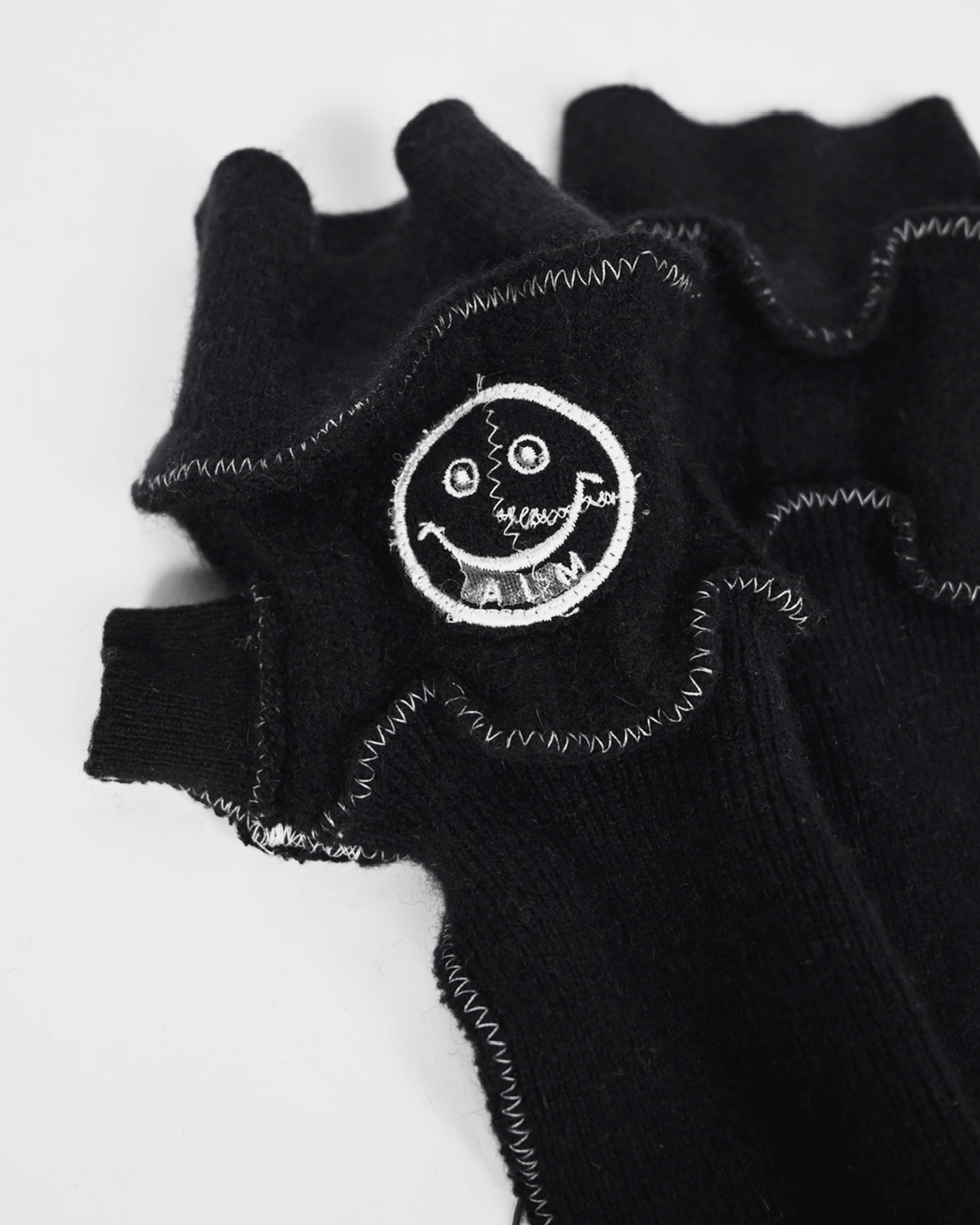 A LOVE MOVEMENT・ア・ラブ・ムーブメント - ファッション小物 CASHMERE GLOVES 9 / BLACK