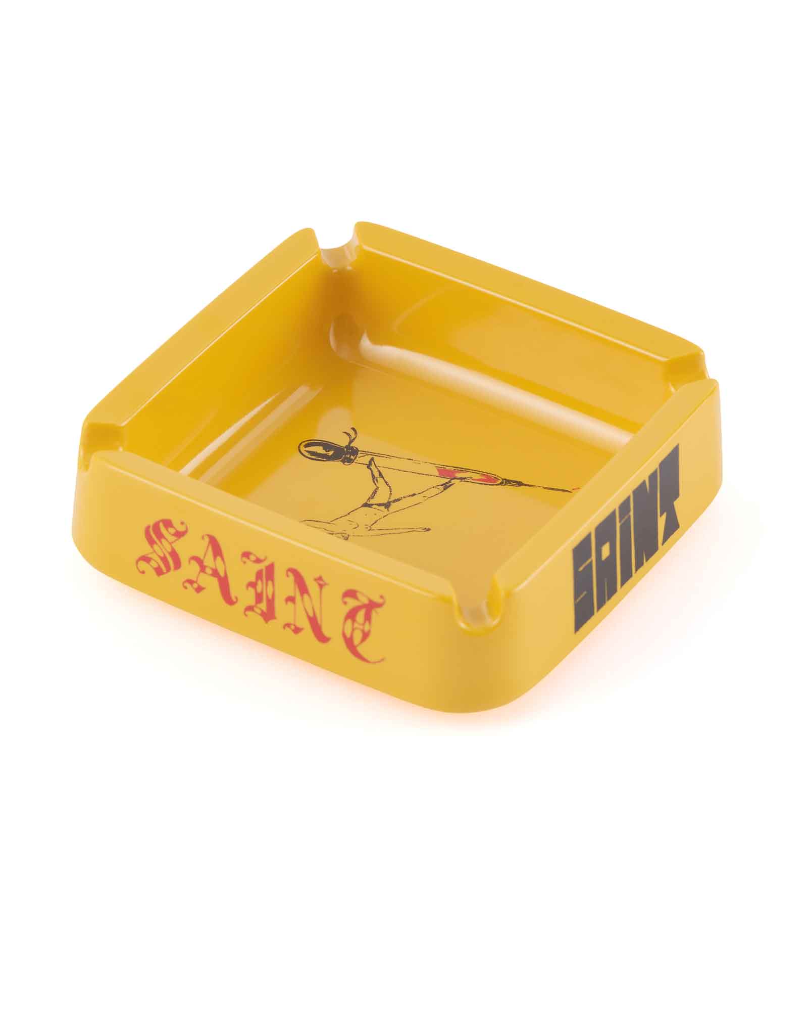 ©SAINT M××××××・saint michael -  ALX_ASHTRAY/DRAWING / YELLOW