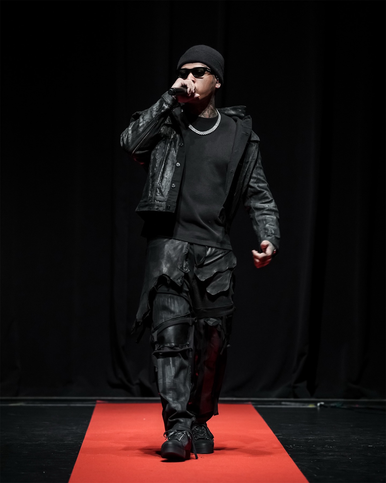 LAST NEST・ラストネスト - ジャケット HARD COATING CROSS JACKET / BLACK
