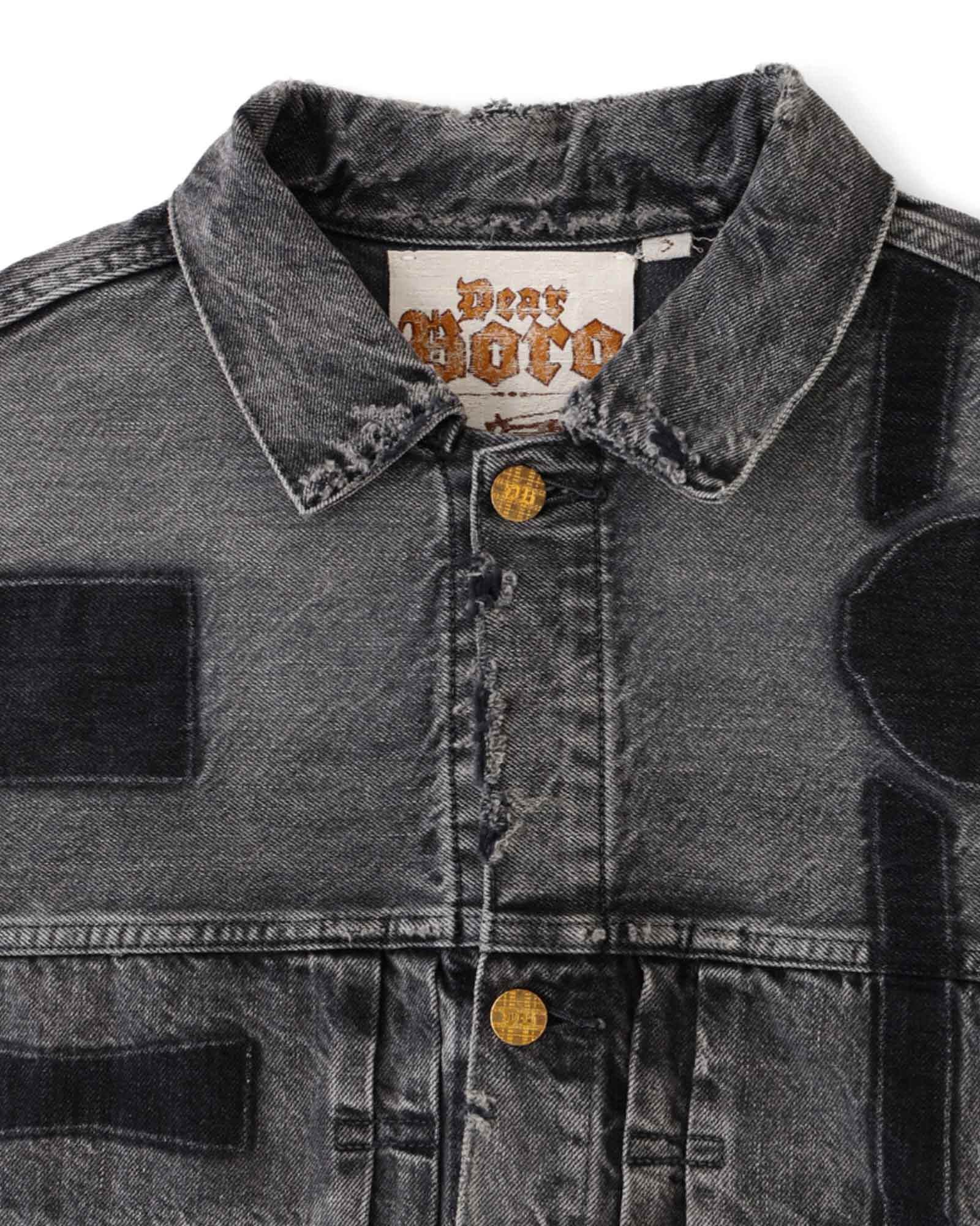 DEAR BORO・ディア・ボロ - デニムジャケット 917 DENIM JACKET / BLACK