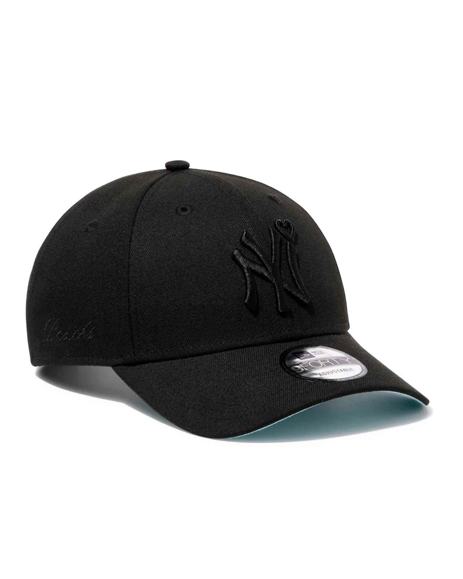 BASICKS・ベイシックス - キャップ 9FORTY TM NEW YORK YANKEES CAP / WHITE×BLACK×TEAL