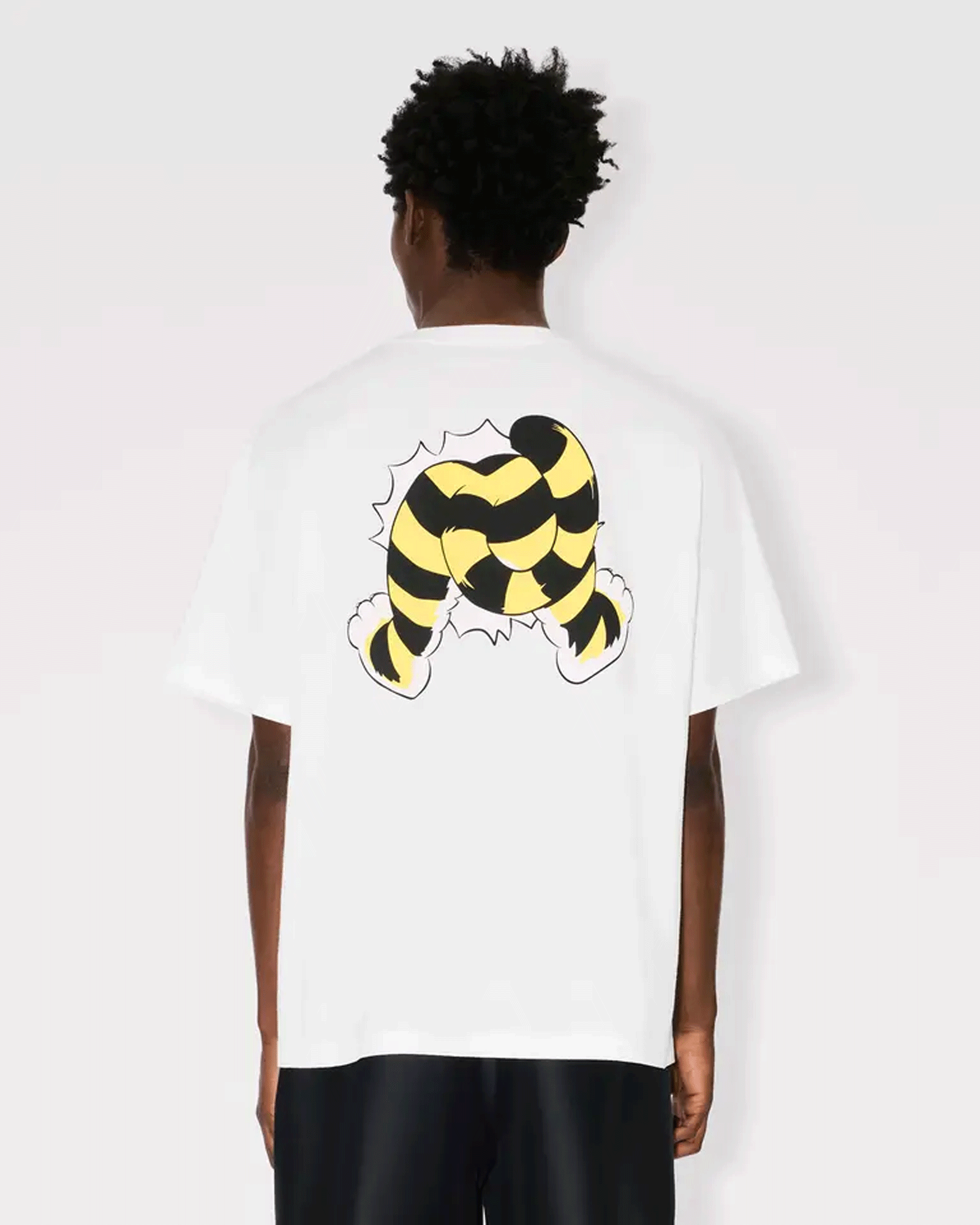 KENZO・Kenzo -  KENZO WILD TIGER OVERSIZE T-SHIRT / WHITE