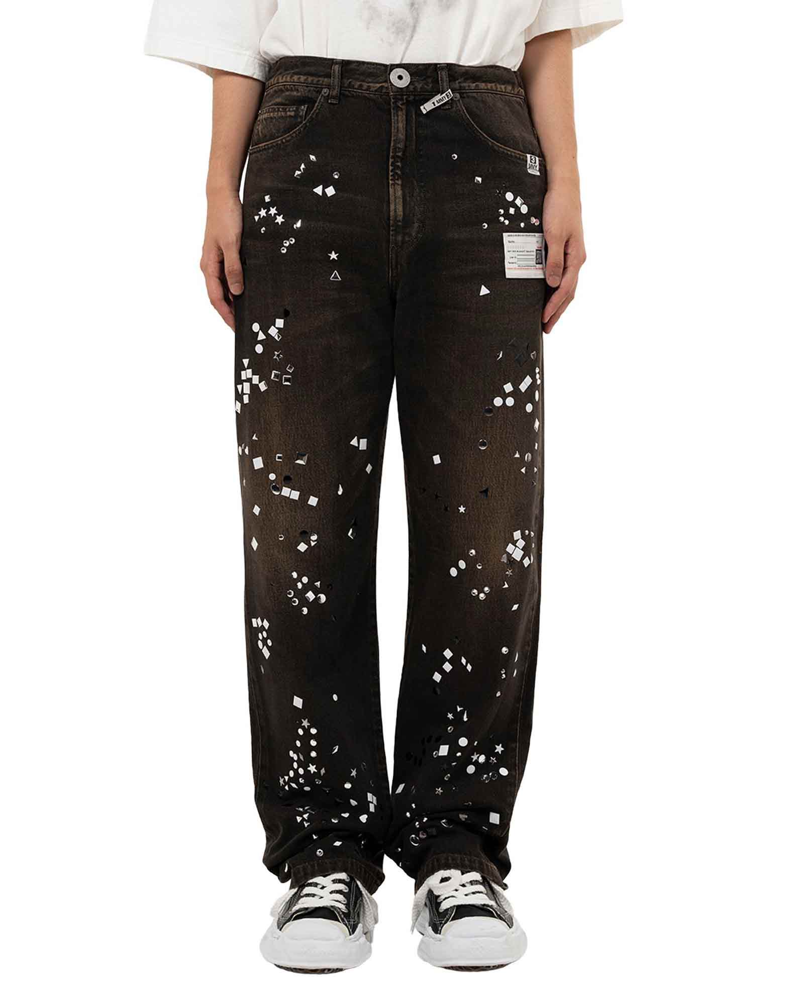 MIHARA YASUHIRO・Yasuhiro Mihara -  EMBELLISHED JEANS / BLACK