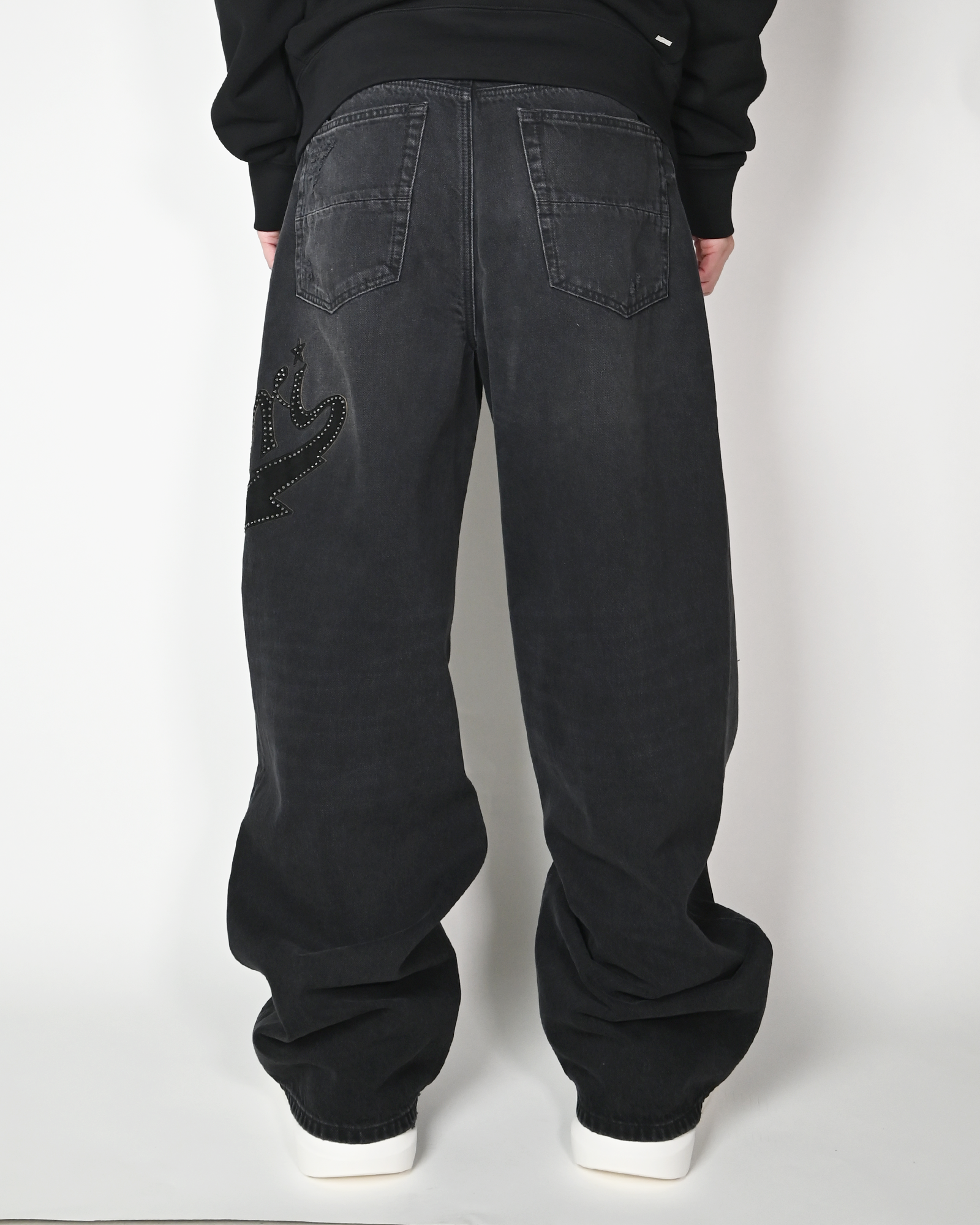 AMIRI・アミリ - デニムパンツ AMIRI HOLLYWOOD BAGGY JEAN / VINTAGE BLACK