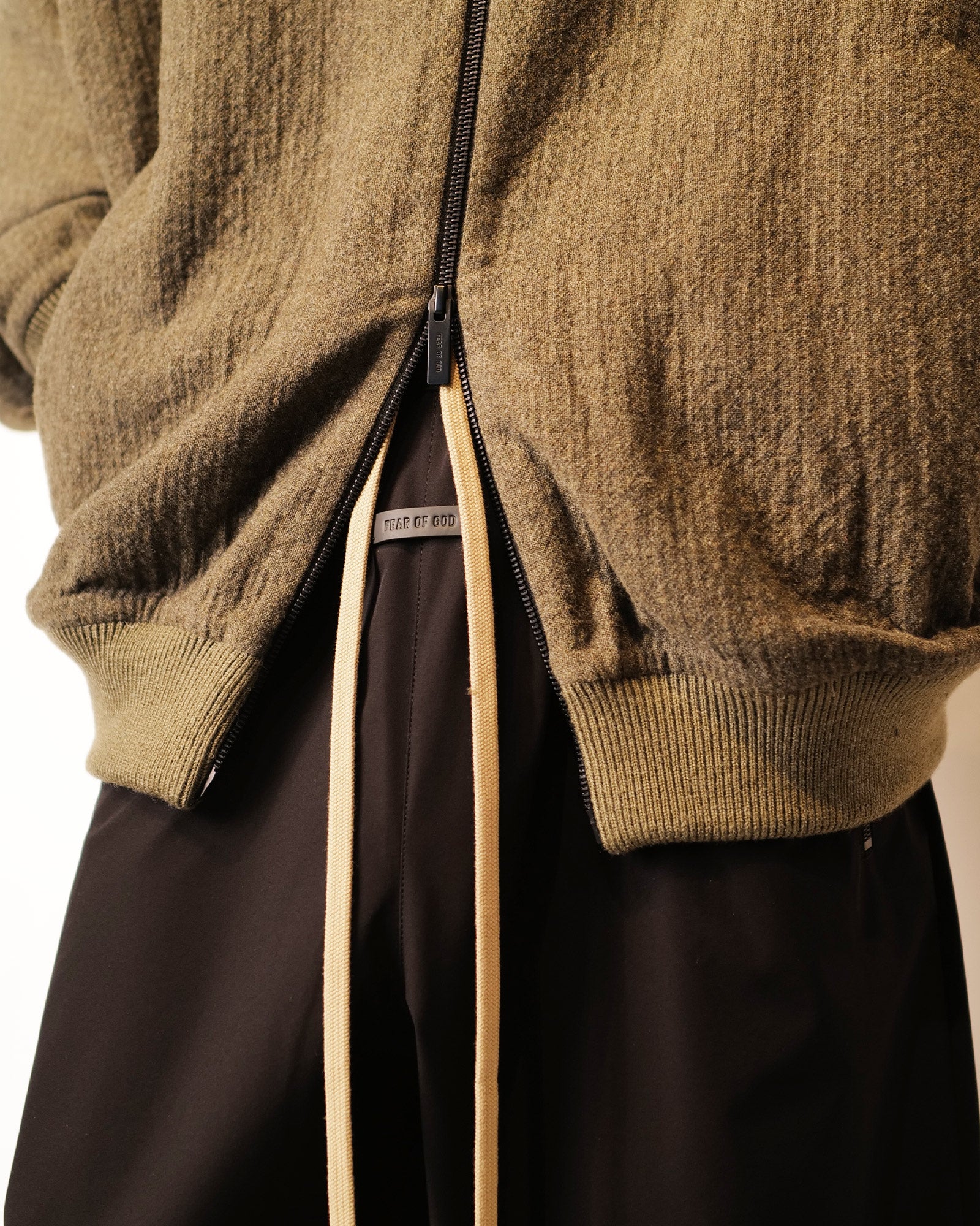 FEAR OF GOD・Fear Of got -  FULL ZIP HOODIE / OFF BLACK