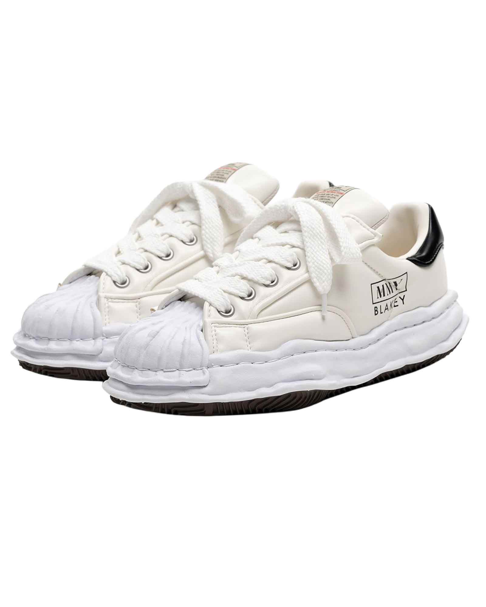 MIHARA YASUHIRO・ミハラヤスヒロ - ローカットスニーカー BLAKEY PUFFER LOW-TOP SNEAKERS / WHITE