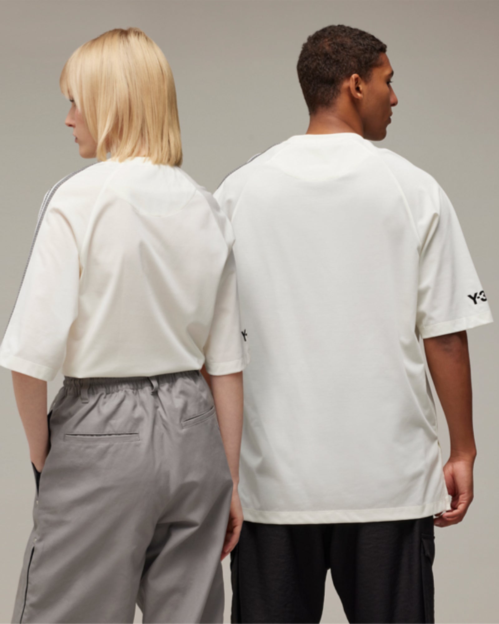 Y-3 × 3S SS TEE / OFF WHITE