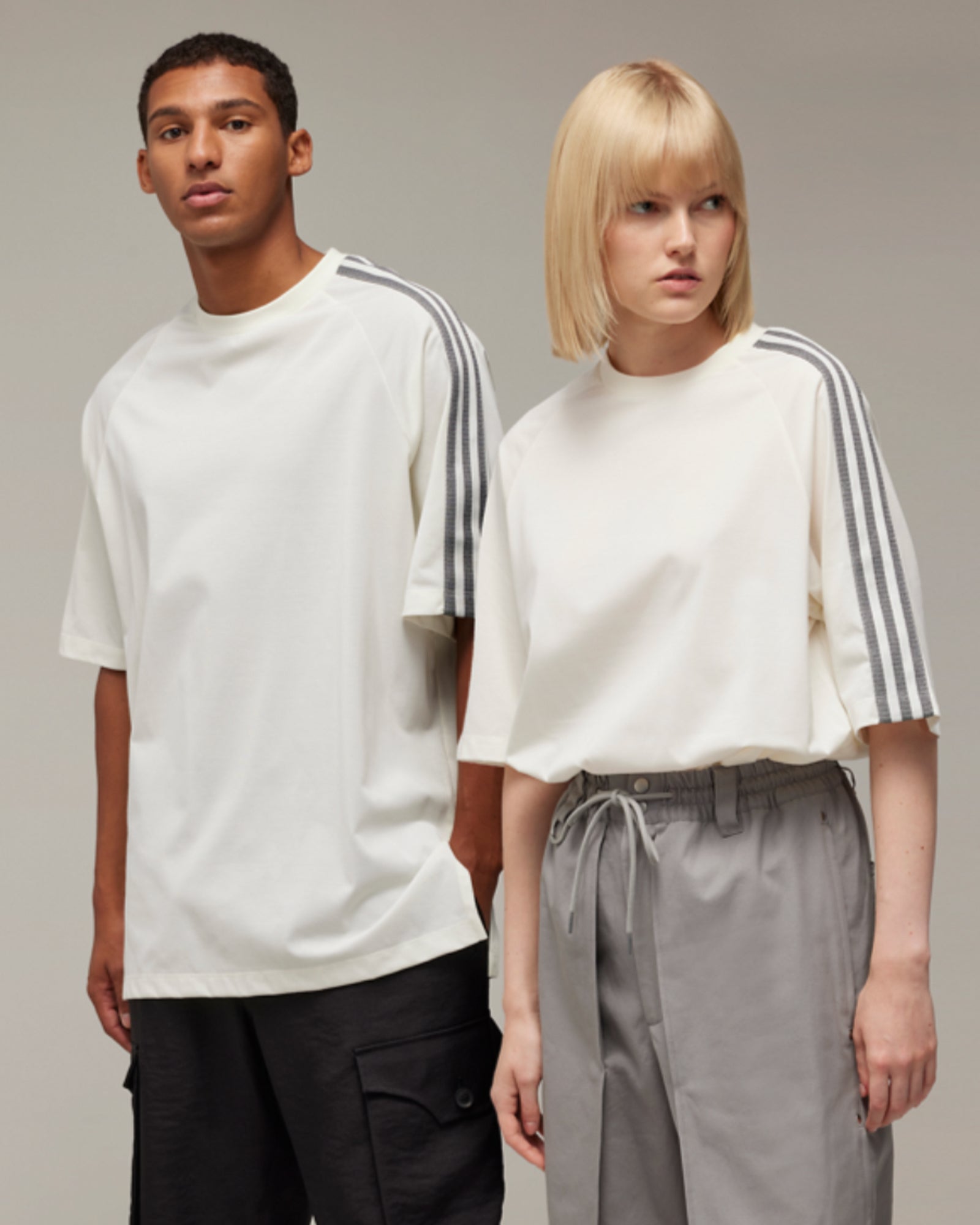 Y-3 × 3S SS TEE / OFF WHITE