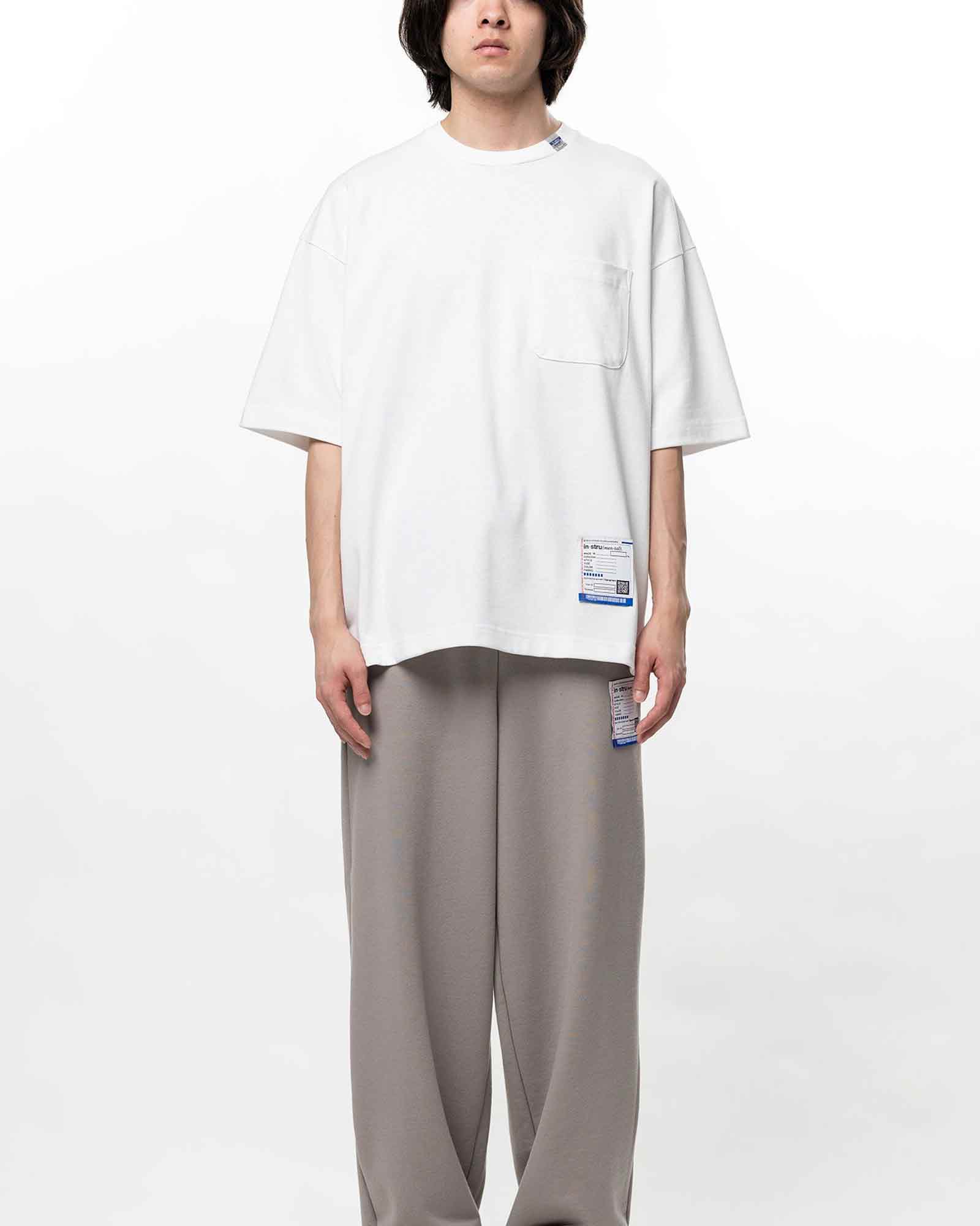 in・stru(men-tal).・イン・ストゥルメンタル - Tシャツ・カットソー HEAVY WEIGHT JERSEY POCKET SS TEE / WHITE