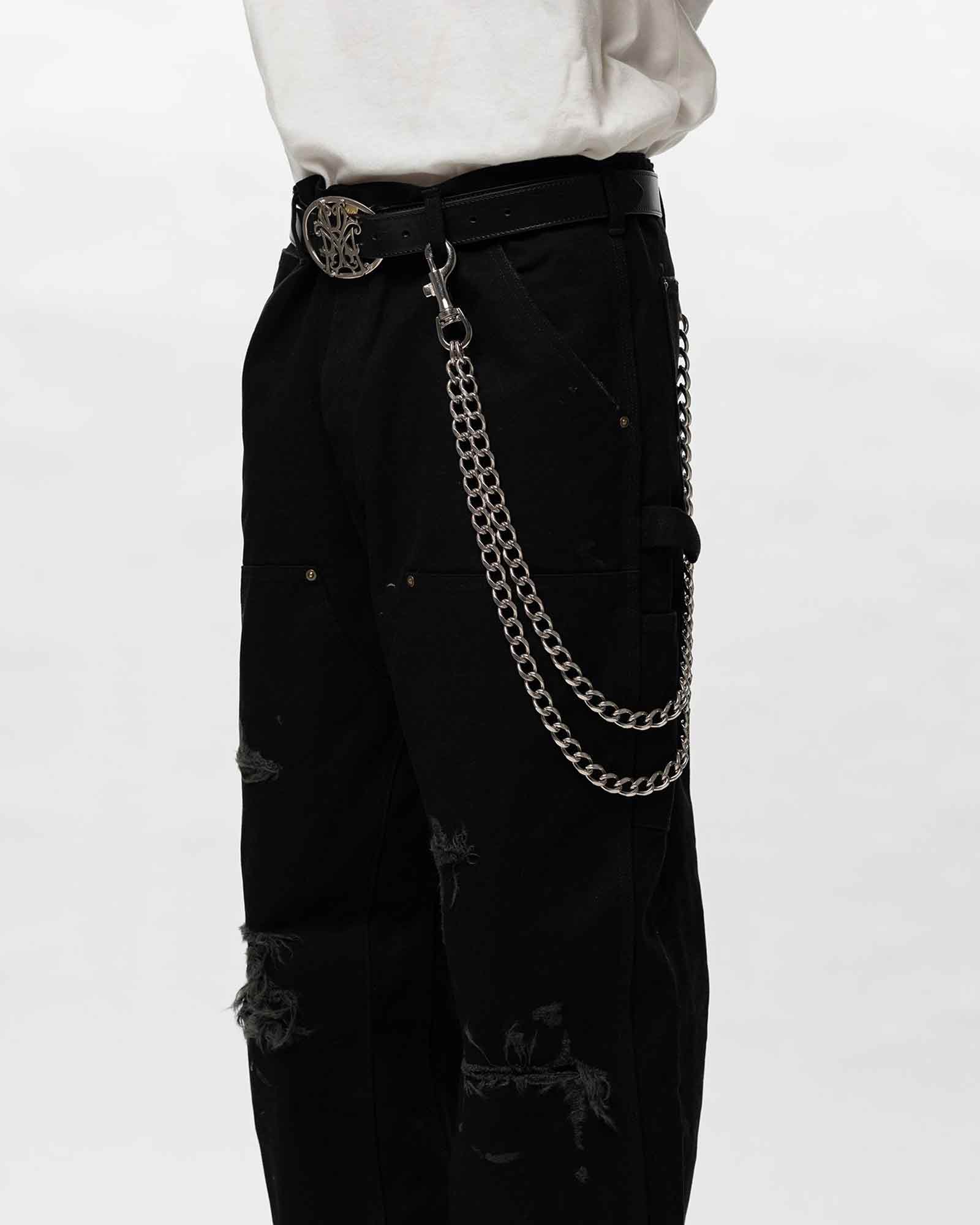 KAMIYA・カミヤ - ジュエリー / アクセサリー "KMY" DOUBLE WALLET CHAIN / BLACK