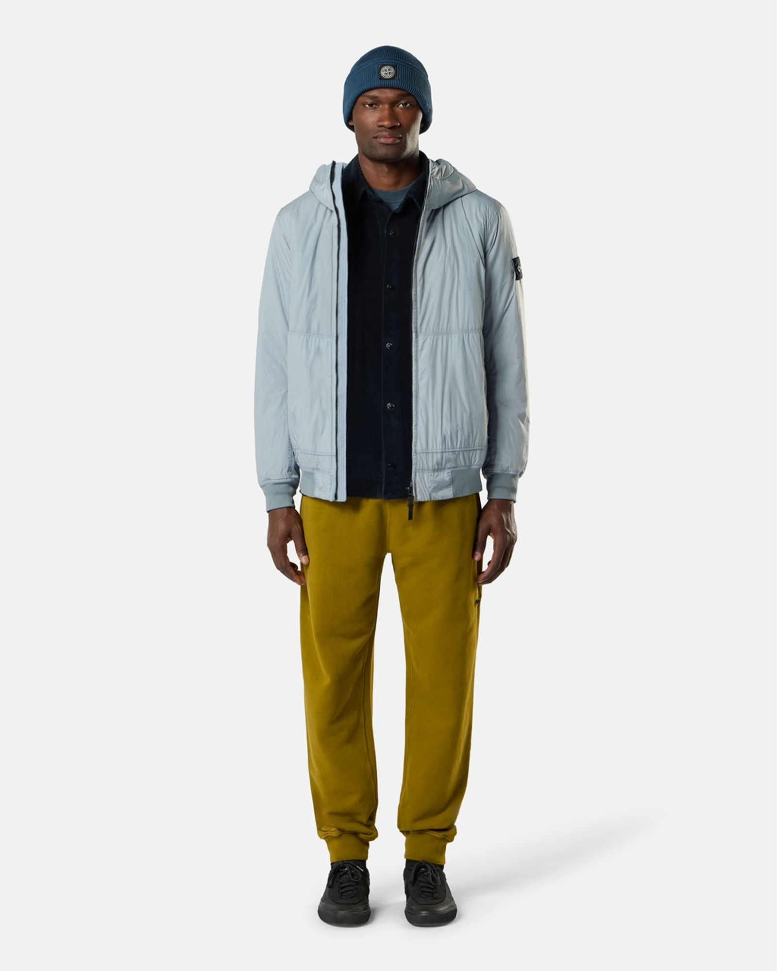 STONE ISLAND・ストーンアイランド - ダウンジャケット "CRINKLE REPS NY BOMBER 26AW-4100110"  / ASH GREY