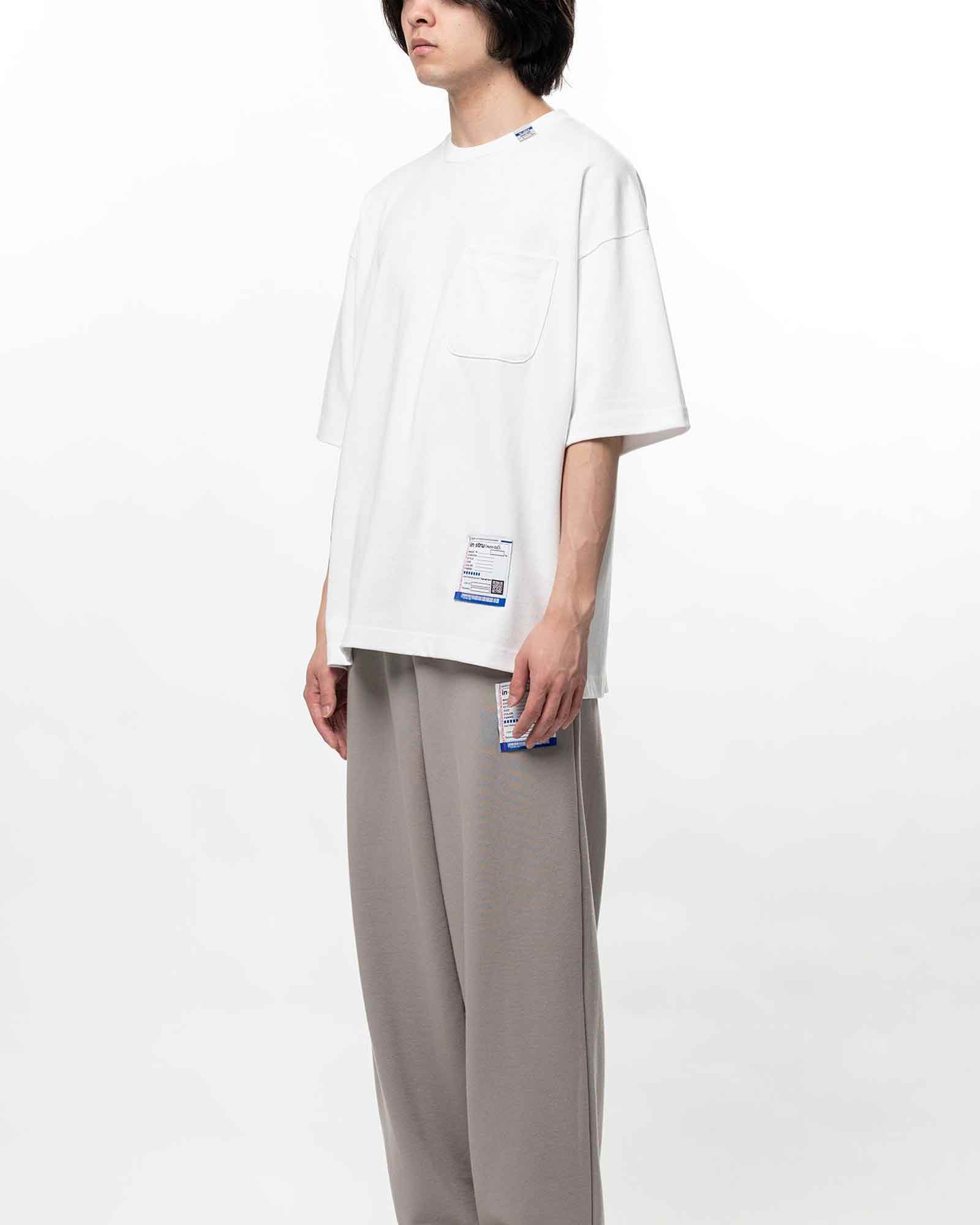 in・stru(men-tal).・イン・ストゥルメンタル - Tシャツ・カットソー HEAVY WEIGHT JERSEY POCKET SS TEE / WHITE