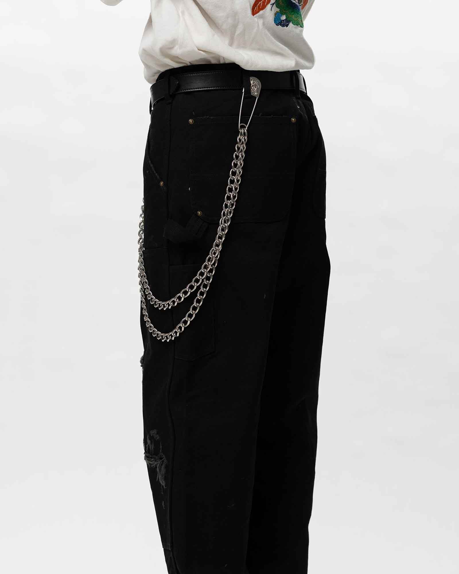 KAMIYA・カミヤ - ジュエリー / アクセサリー "KMY" DOUBLE WALLET CHAIN / BLACK