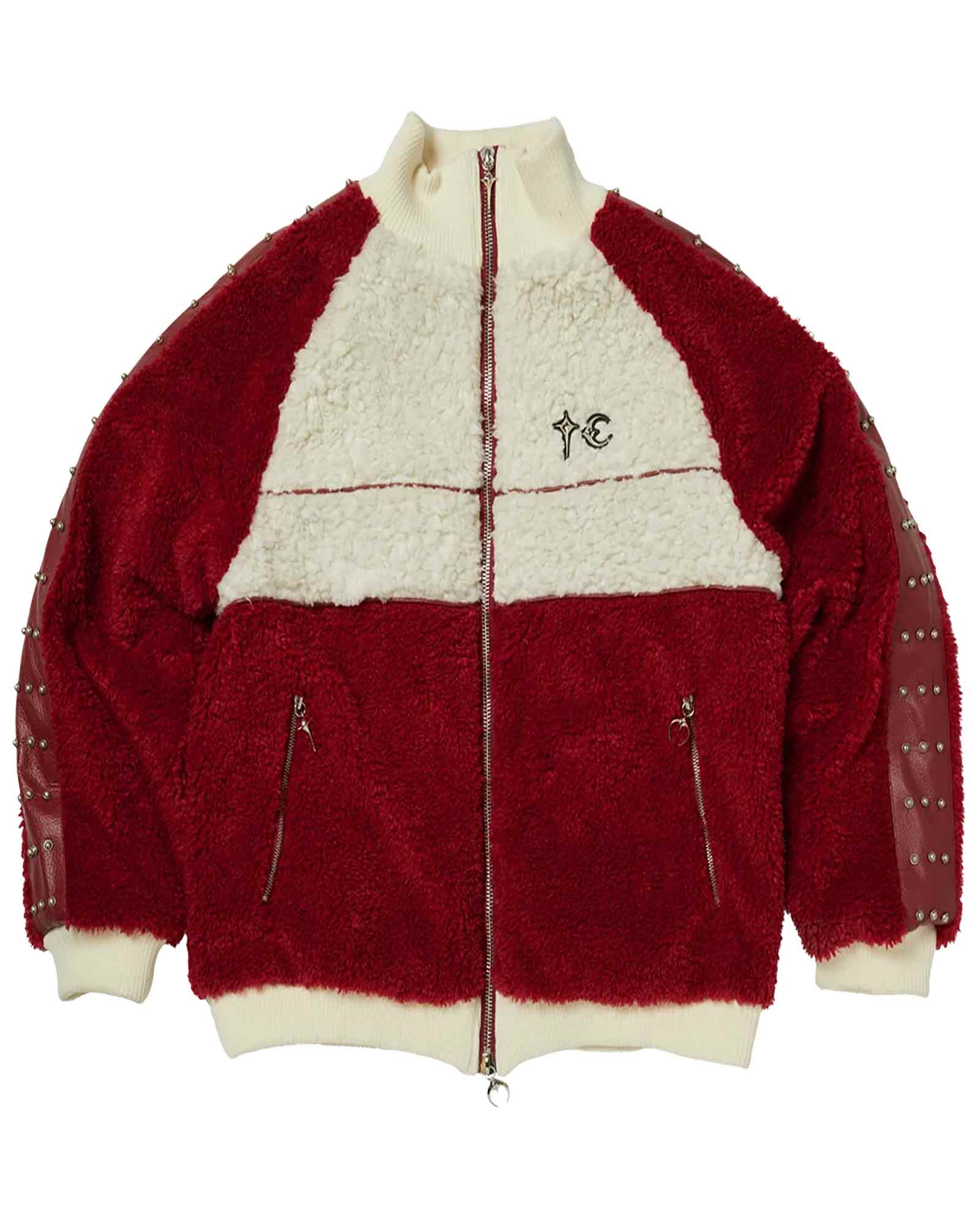 THUG CLUB・サグクラブ - ジャケット TC TWO TONE SHERPA / RED