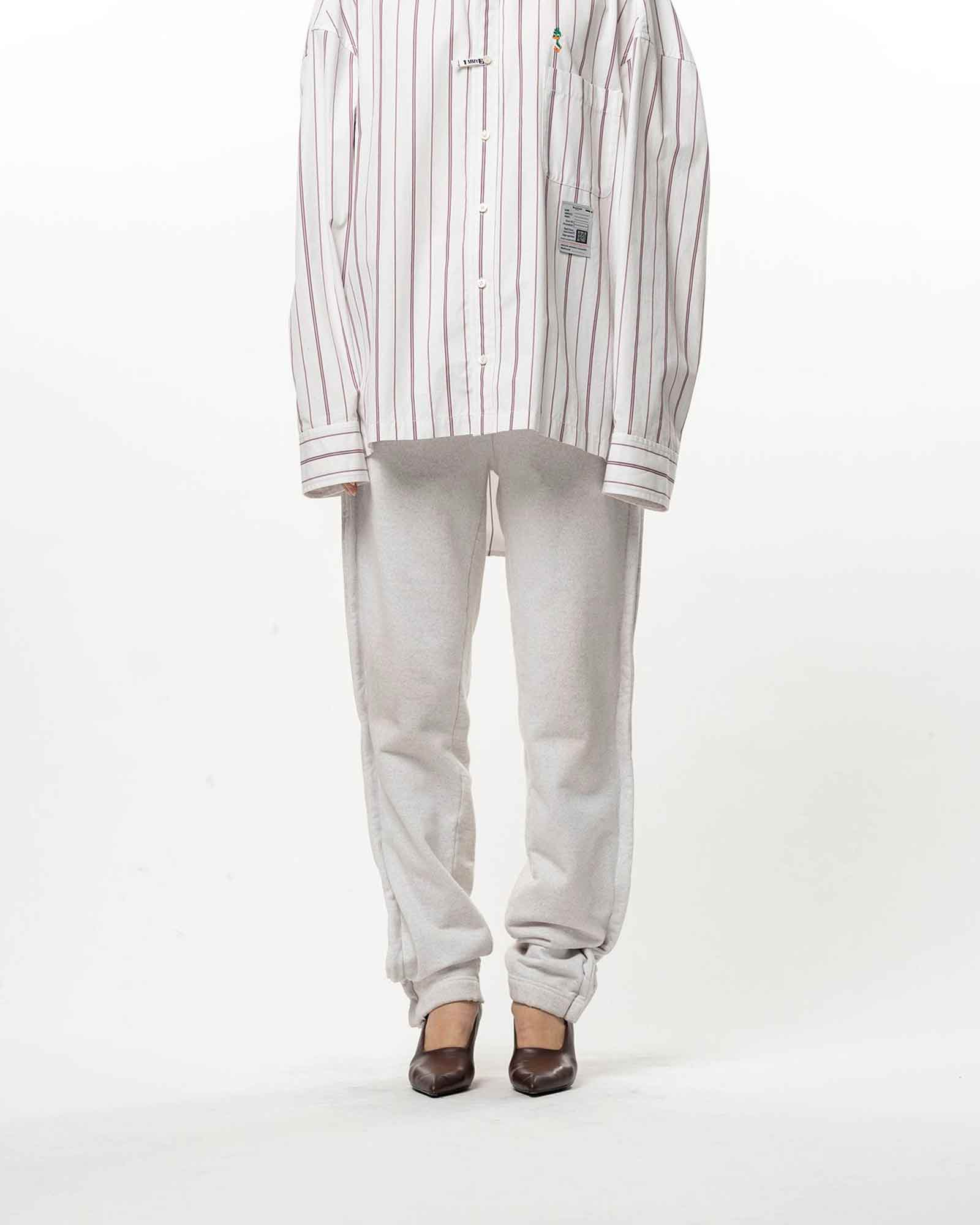 MIHARA YASUHIRO・ミハラヤスヒロ - スウェットパンツ COMBINED SWEAT PANTS / GRAY