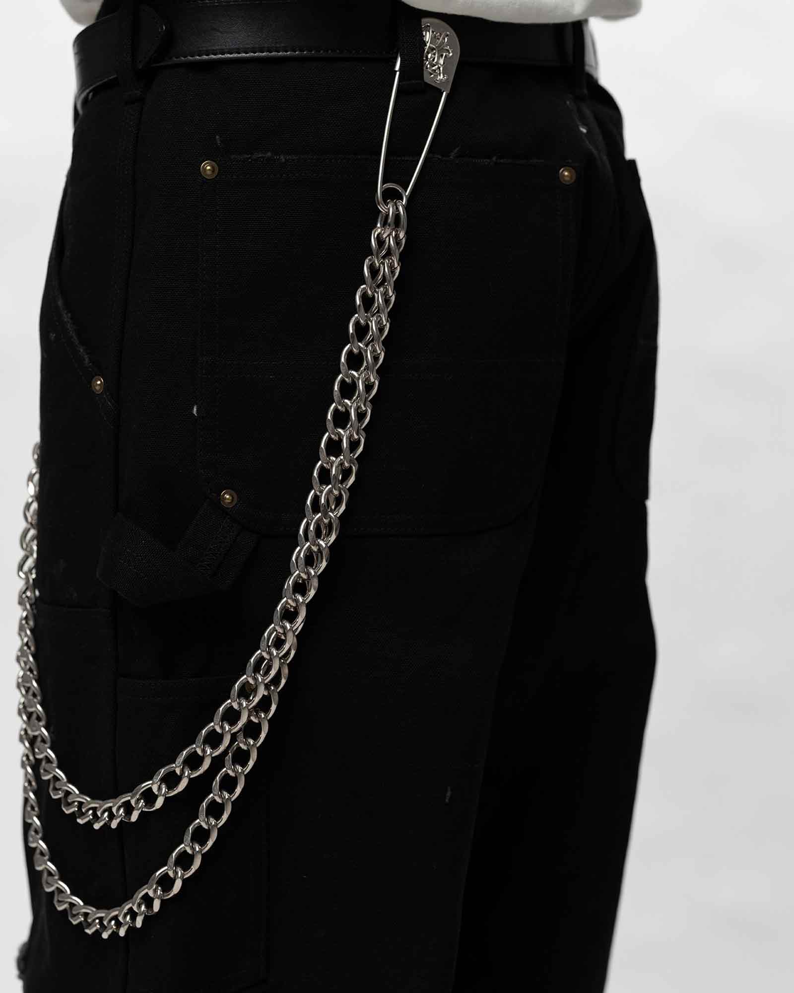 KAMIYA・カミヤ - ジュエリー / アクセサリー "KMY" DOUBLE WALLET CHAIN / BLACK