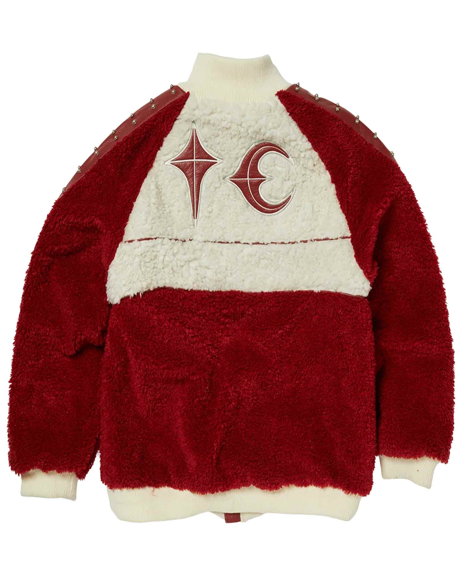 THUG CLUB・サグクラブ - ジャケット TC TWO TONE SHERPA / RED
