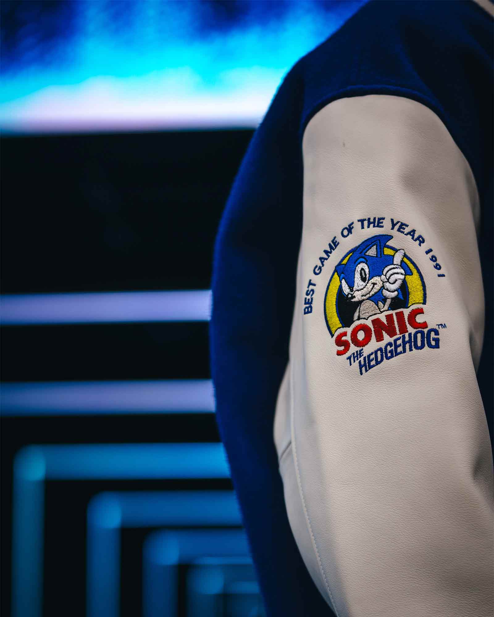 ©SAINT M××××××・セントマイケル - スタジャン SG_VARSITY JKT/SAINT SEGA / BLUE