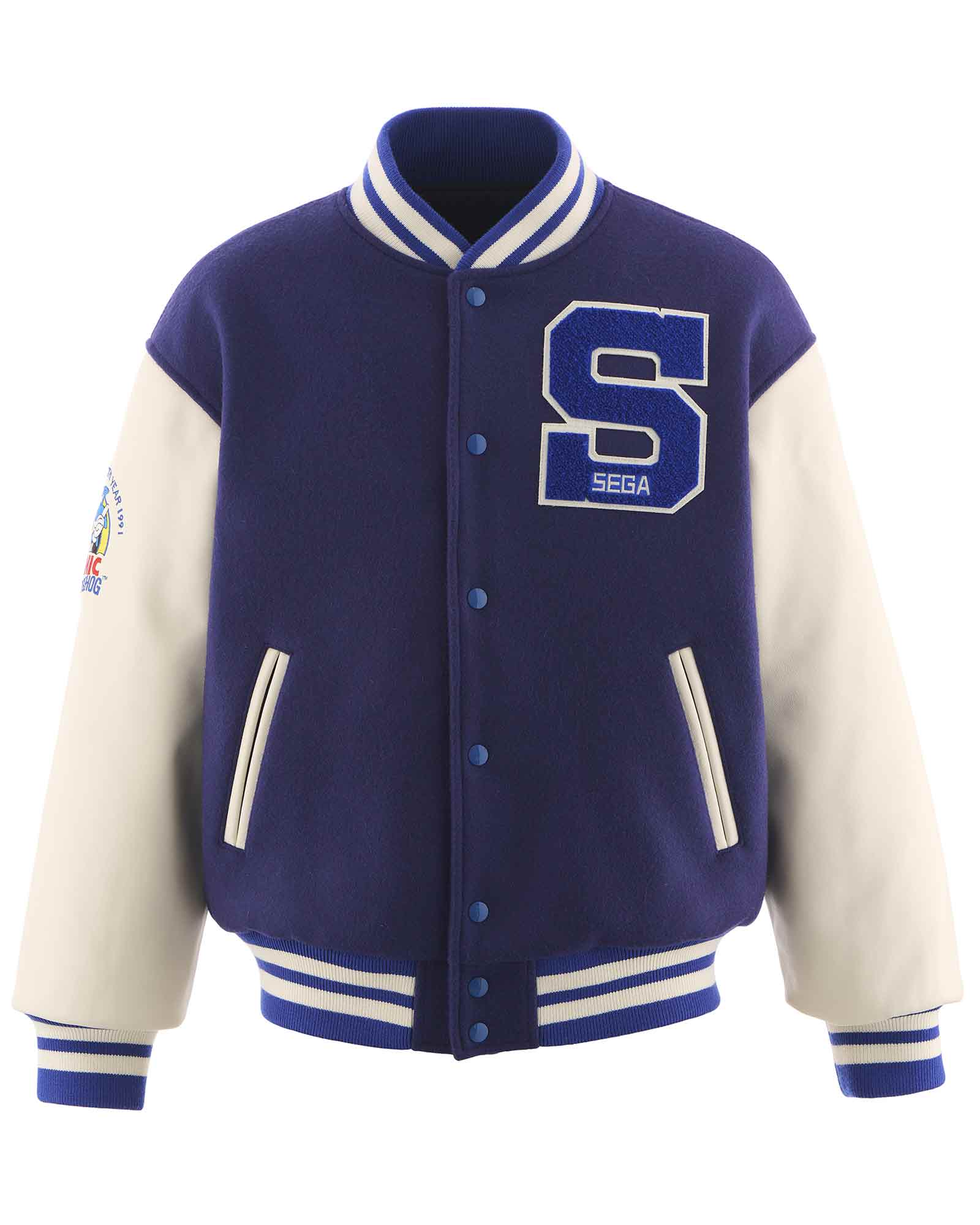 ©SAINT M××××××・セントマイケル - スタジャン SG_VARSITY JKT/SAINT SEGA / BLUE