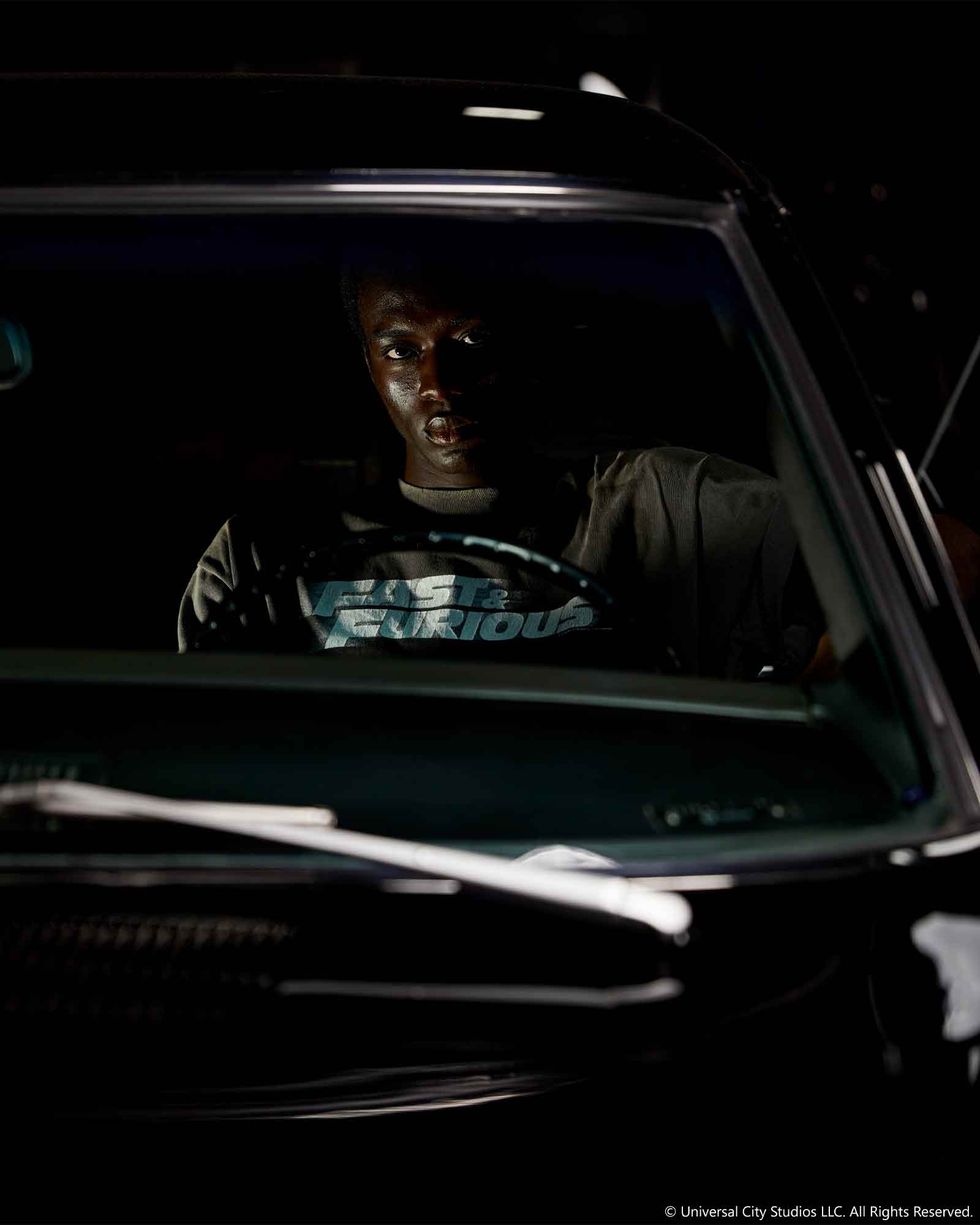 ©SAINT M××××××・セントマイケル - Tシャツ・カットソー FF_SS T-SHIRT/FAST FURIOUS / BLACK