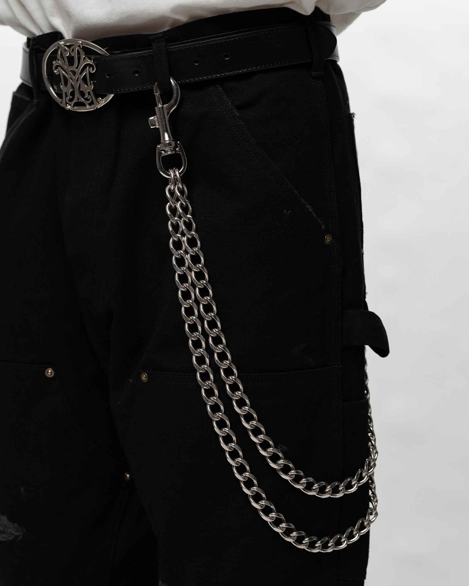 KAMIYA・カミヤ - ジュエリー / アクセサリー "KMY" DOUBLE WALLET CHAIN / BLACK