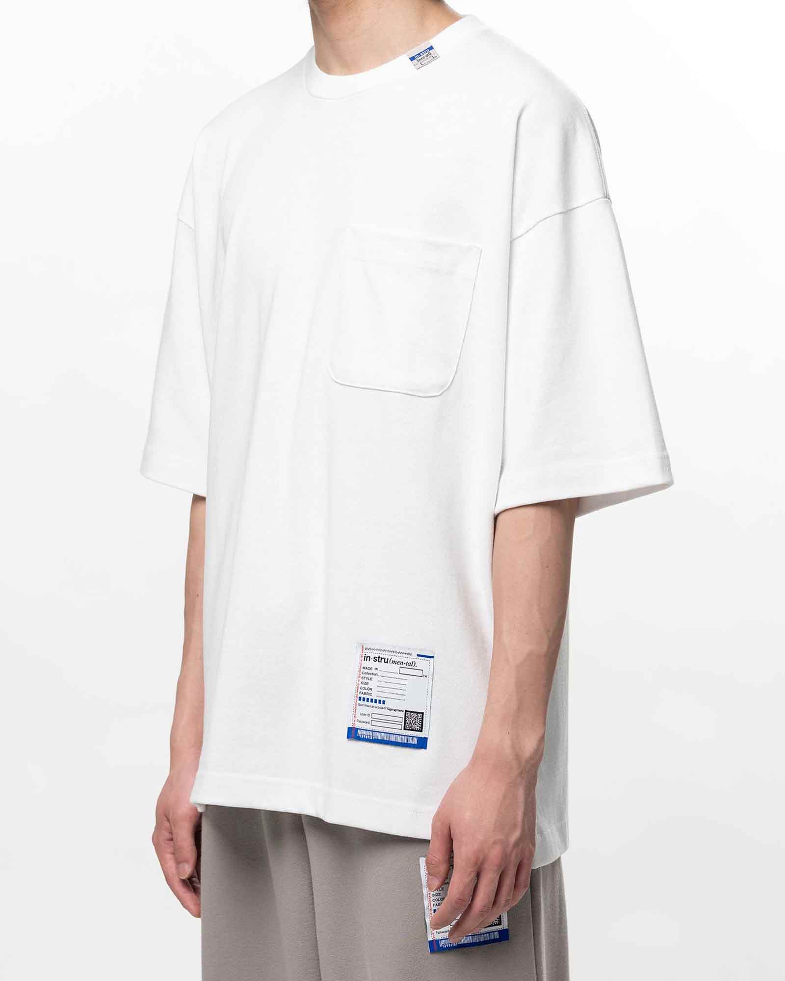 in・stru(men-tal).・イン・ストゥルメンタル - Tシャツ・カットソー HEAVY WEIGHT JERSEY POCKET SS TEE / WHITE