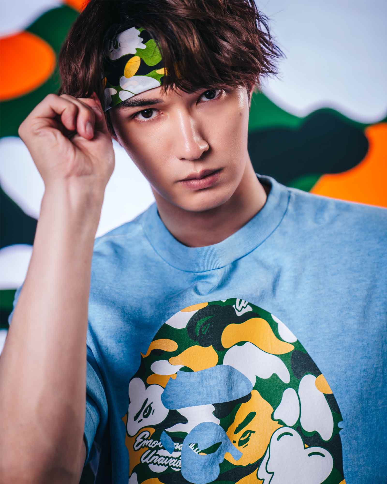 EMOTIONALLY UNAVAILABLE・エモーショナリー アンアベイラブル - Tシャツ・カットソー EU APE SS TEE  / BLUE