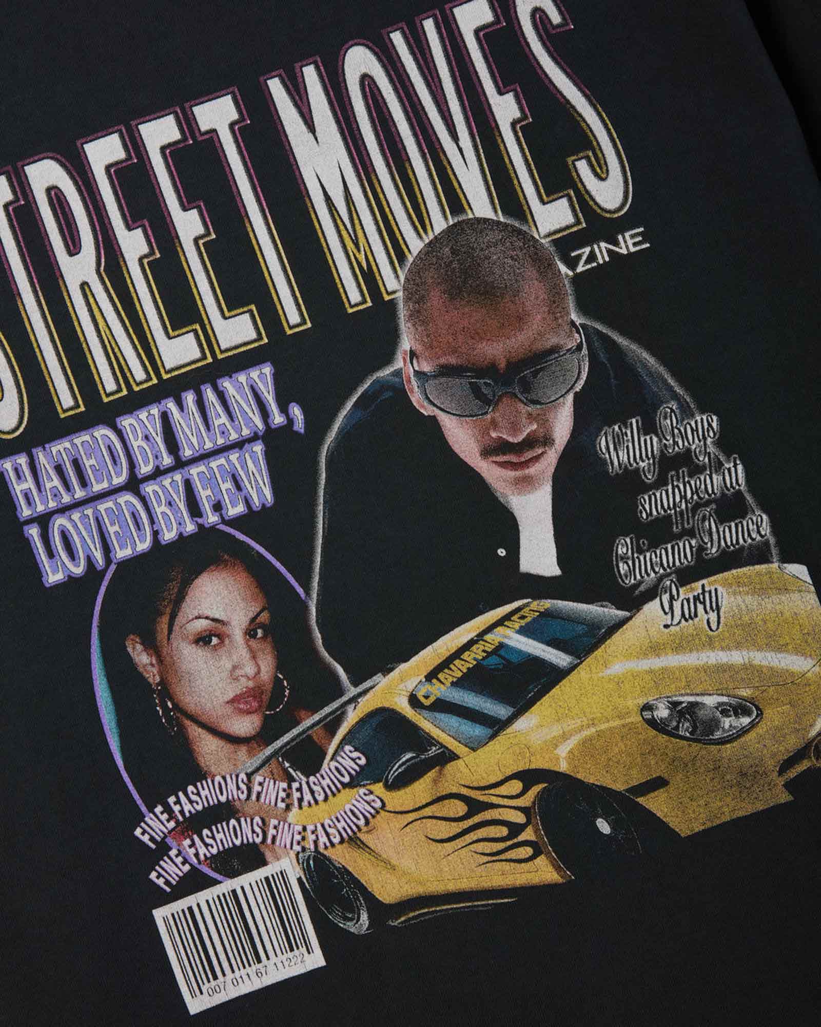 WILLY CHAVARRIA・ウィリー・チャバリア - Tシャツ・カットソー STREET MOVES BUFFALO TEE / BLACK
