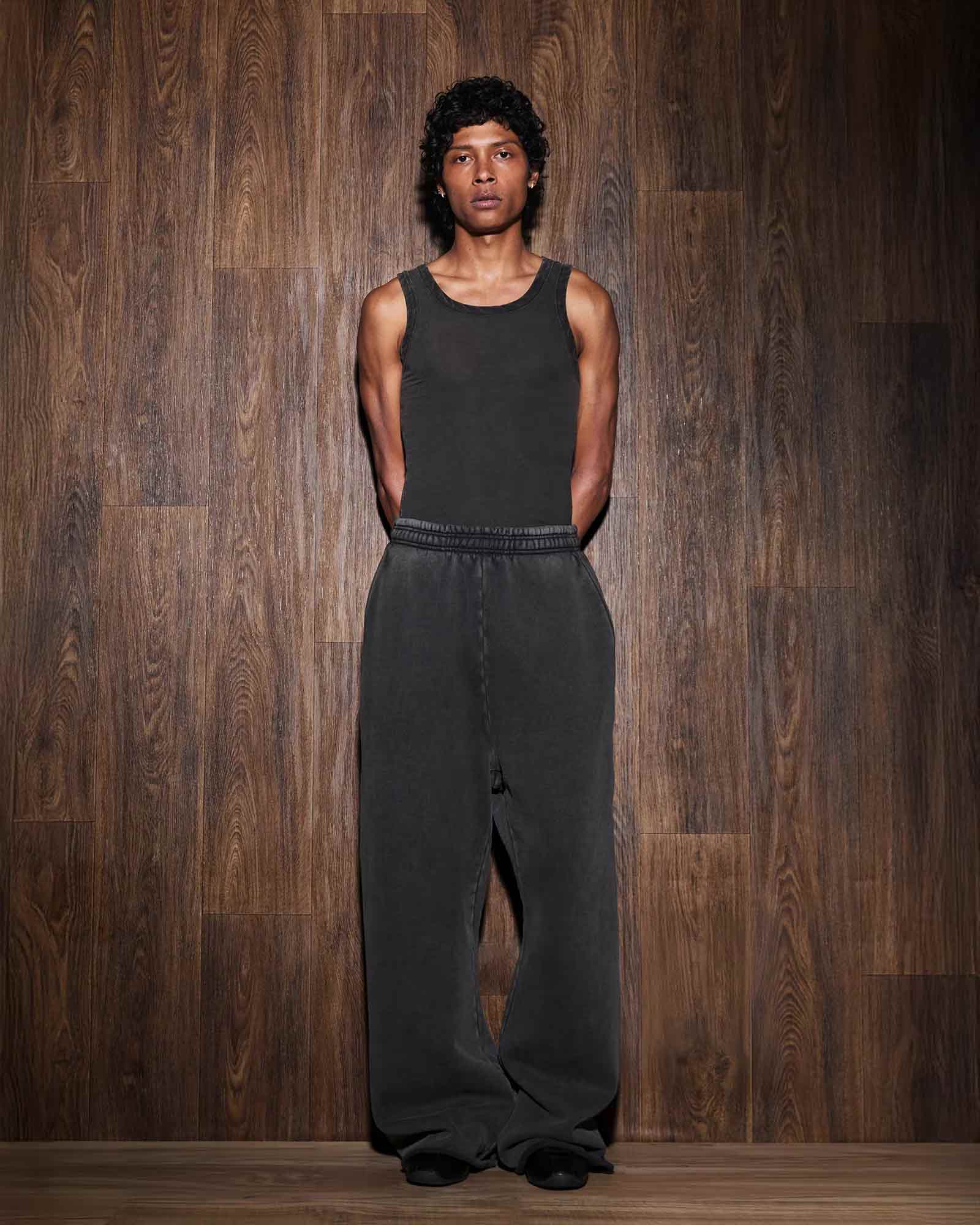 Entire studios・エンタイアスタジオ - スウェットパンツ FULL SWEATPANT / WASHED BLACK