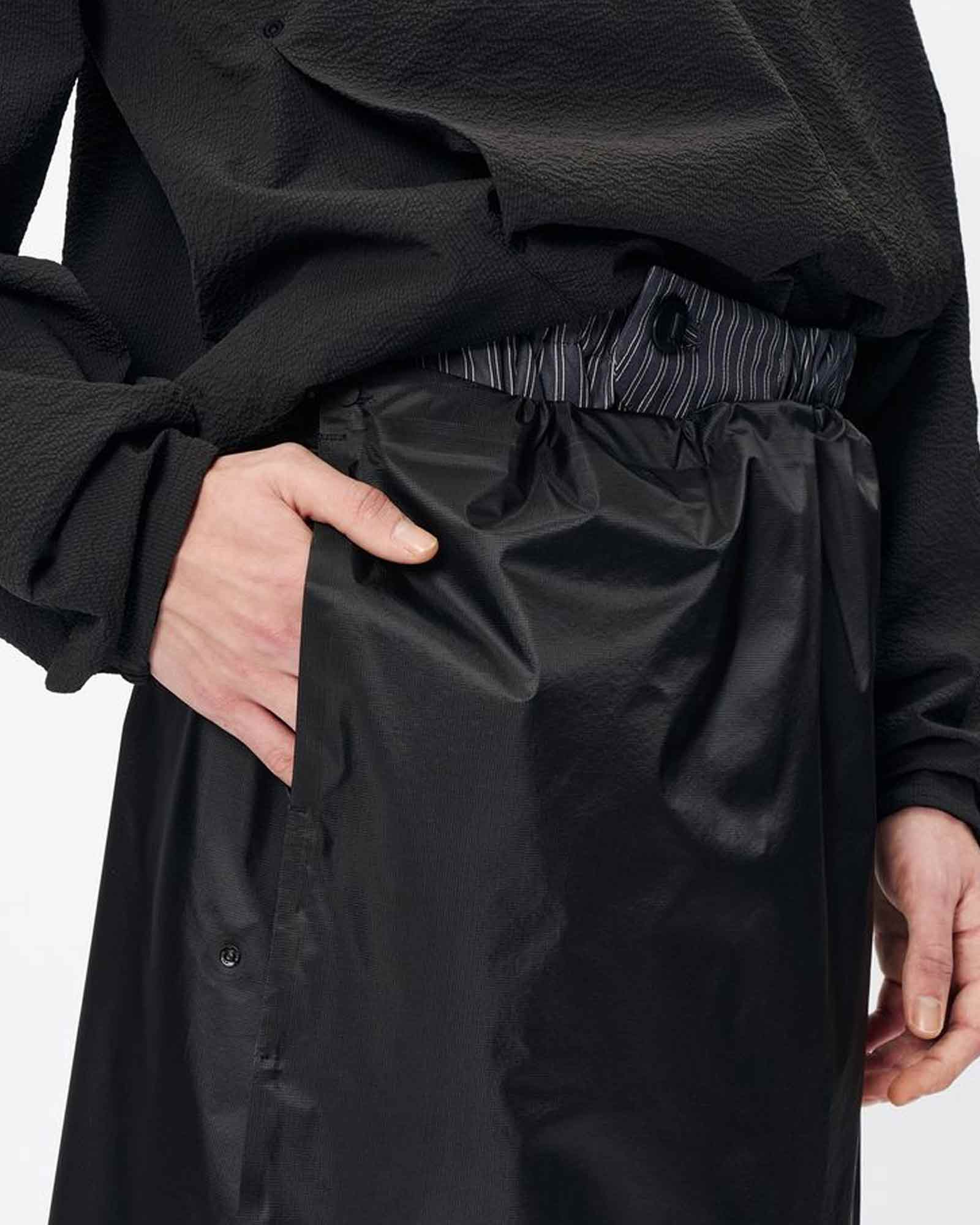 Goldwin 0・ゴールドウイン ゼロ - ウェア 3L RAIN WRAP / BLACK IRON