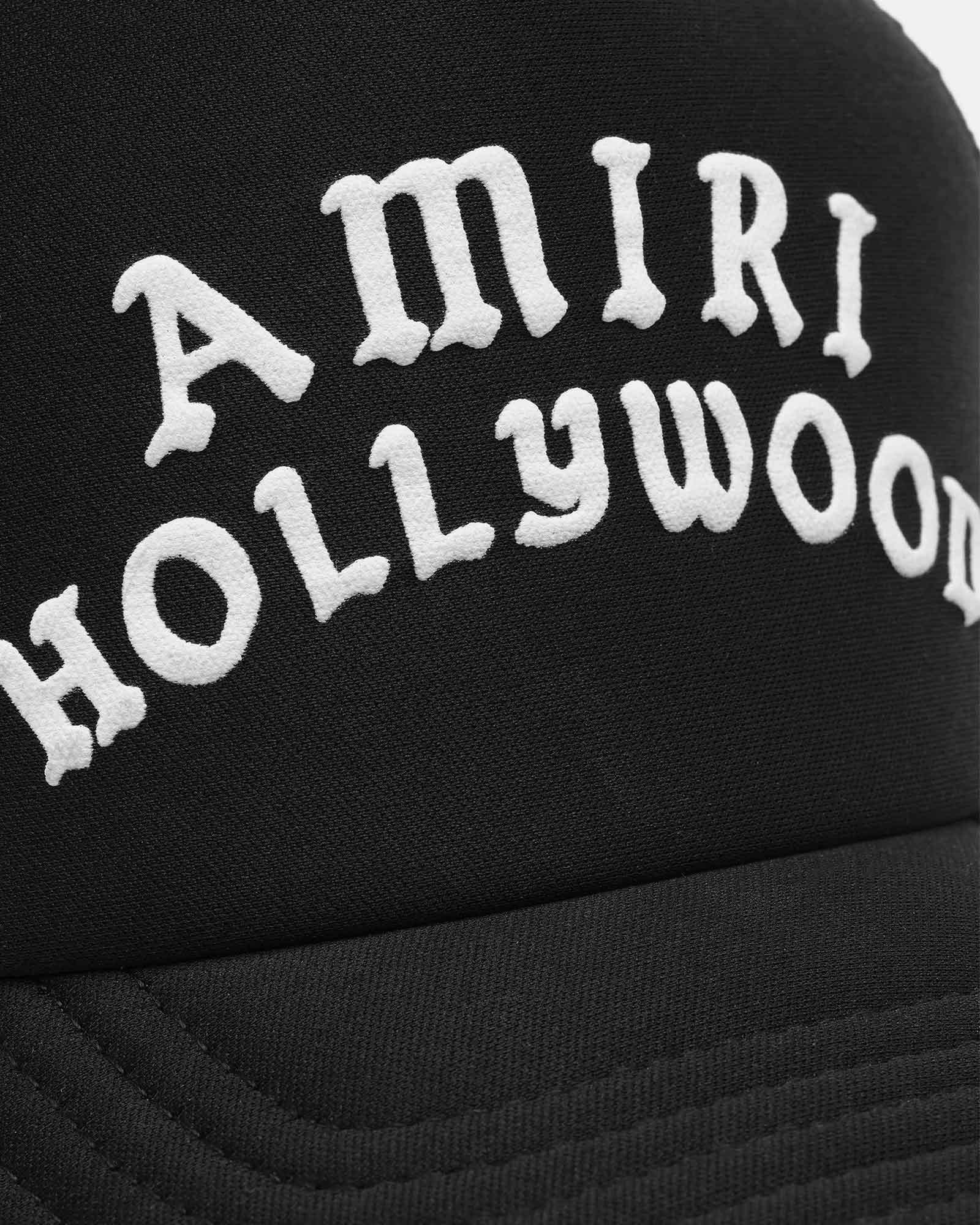 AMIRI・amiri -  AMIRI HOLLYWOOD TRUCKER HAT / BLACK BLACK