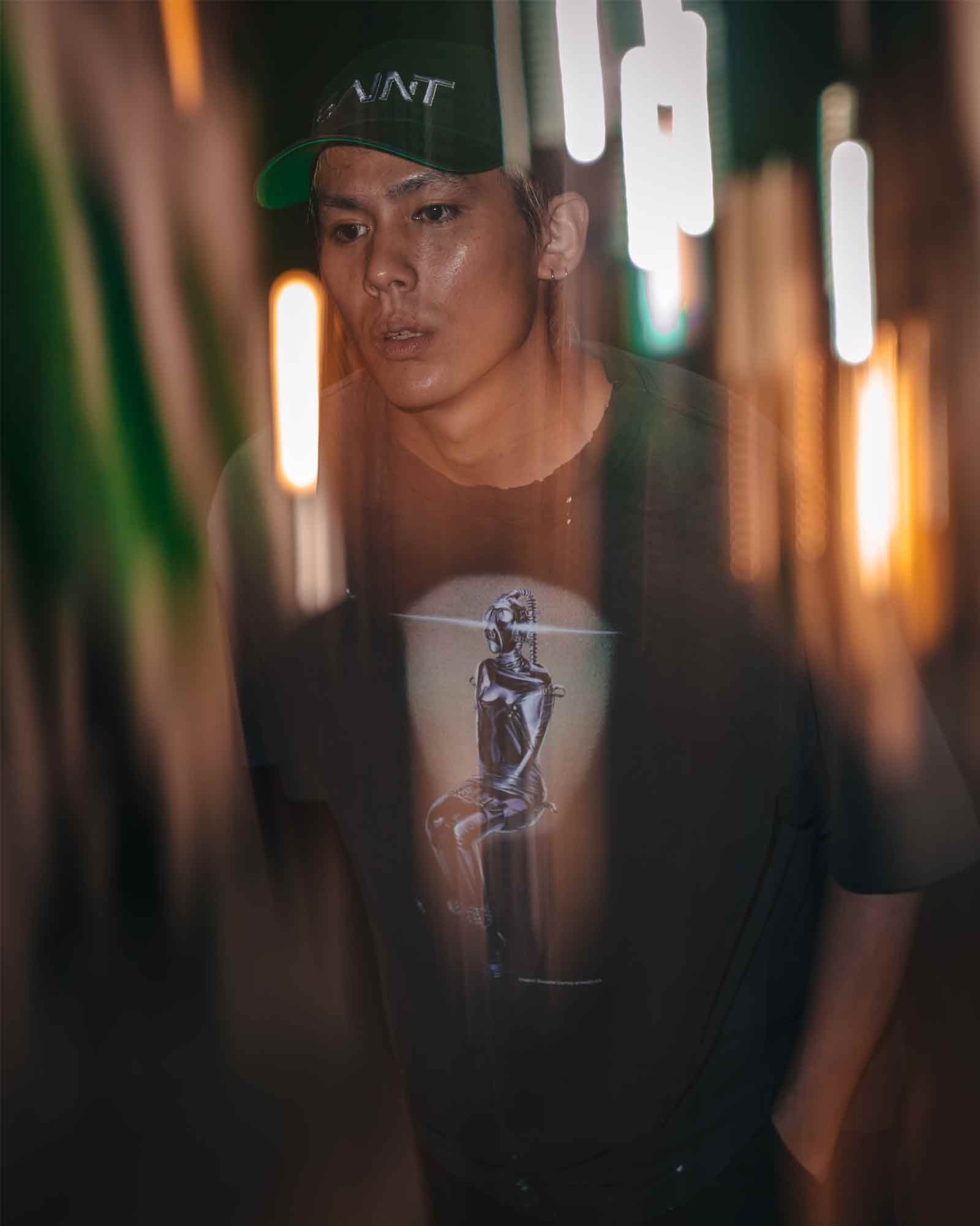 ©SAINT M××××××・セントマイケル - Tシャツ・カットソー SRYM_SS TEE/MASK / BLACK