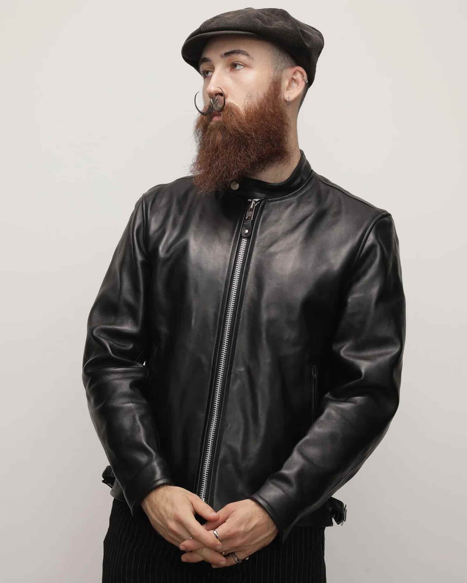 Schott・ショット - レザージャケット 70’S SINGLE RIDERS JACKET / BLACK