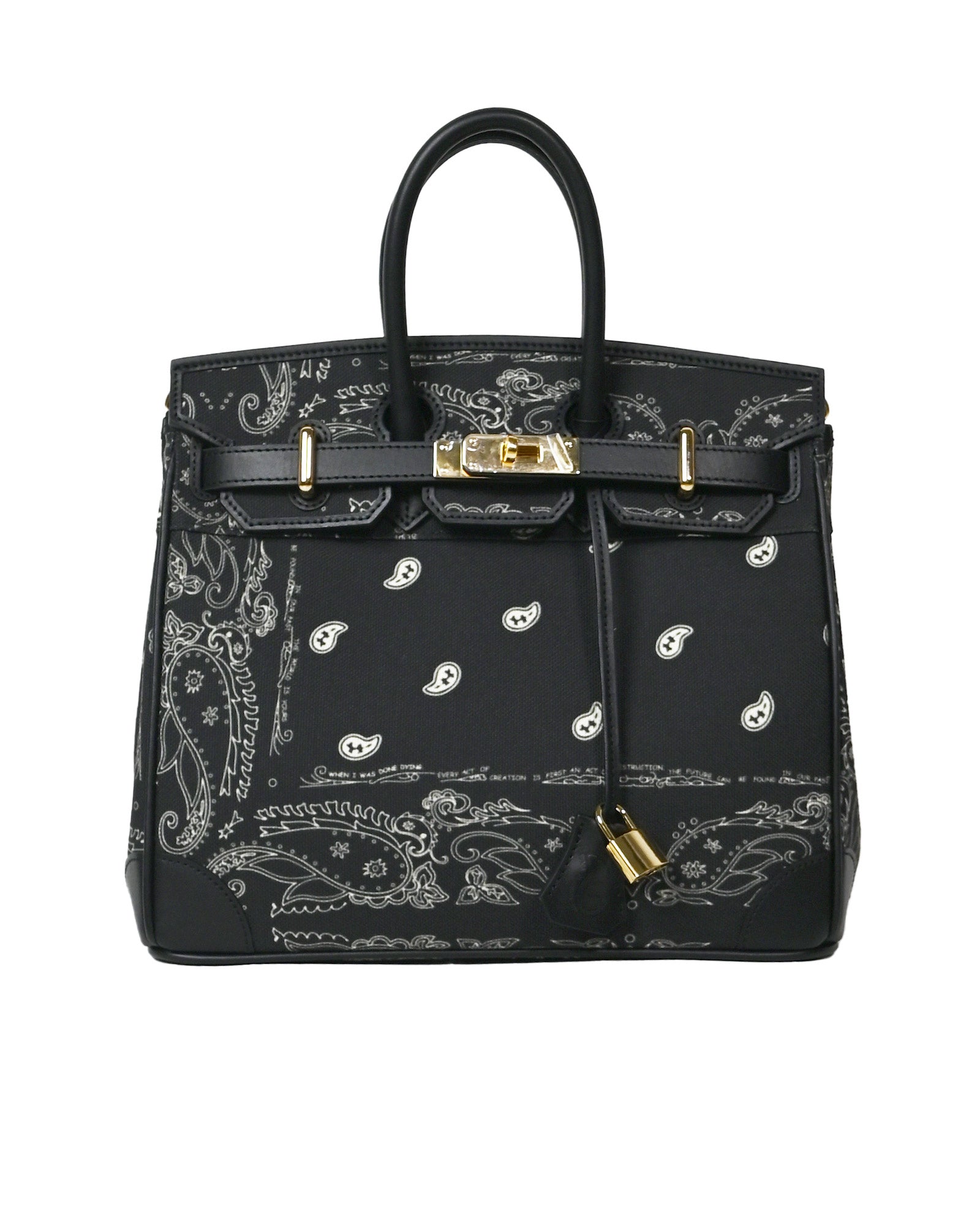 SIGNATURE BAG / BLACK/GOLD