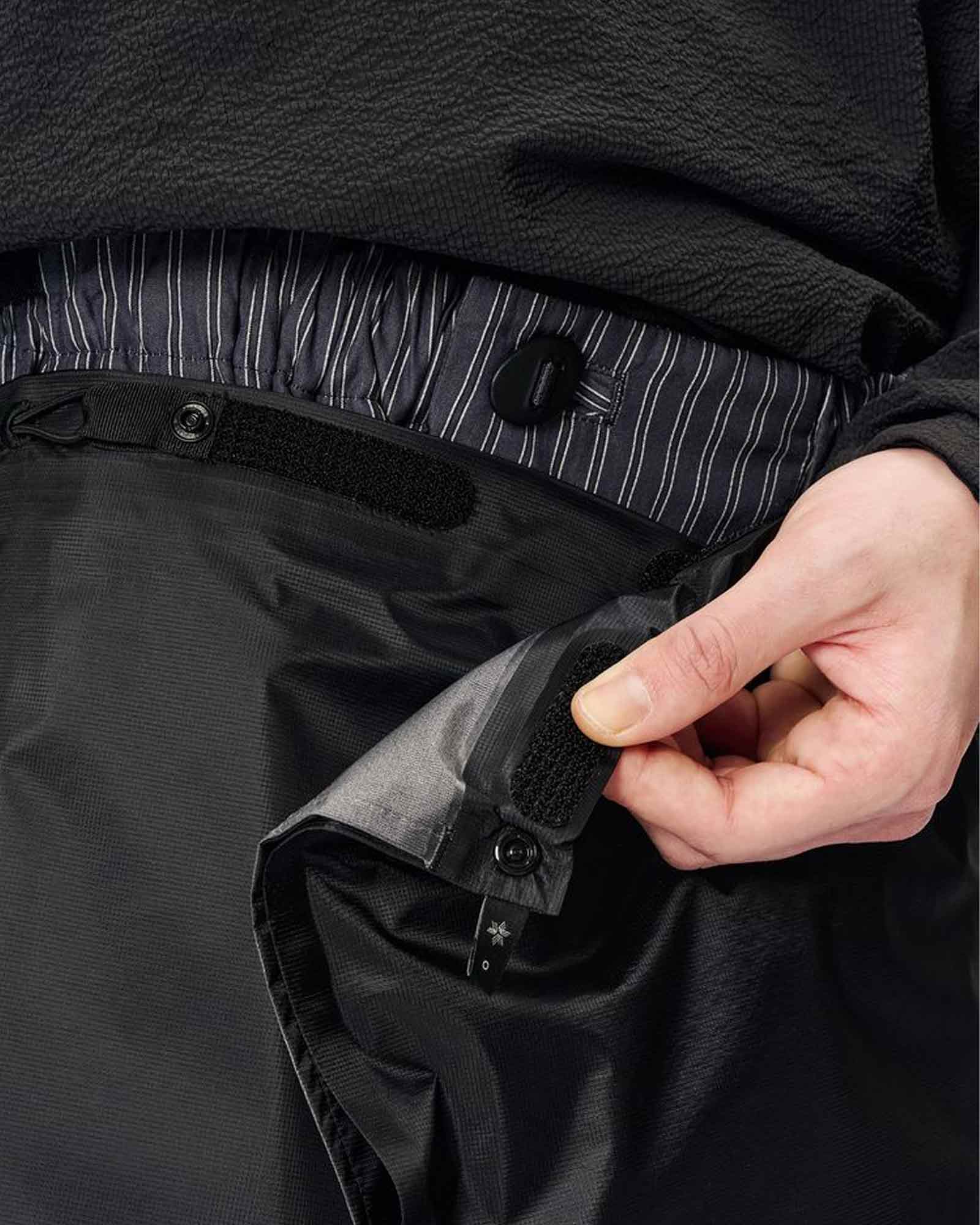 Goldwin 0・ゴールドウイン ゼロ - ウェア 3L RAIN WRAP / BLACK IRON